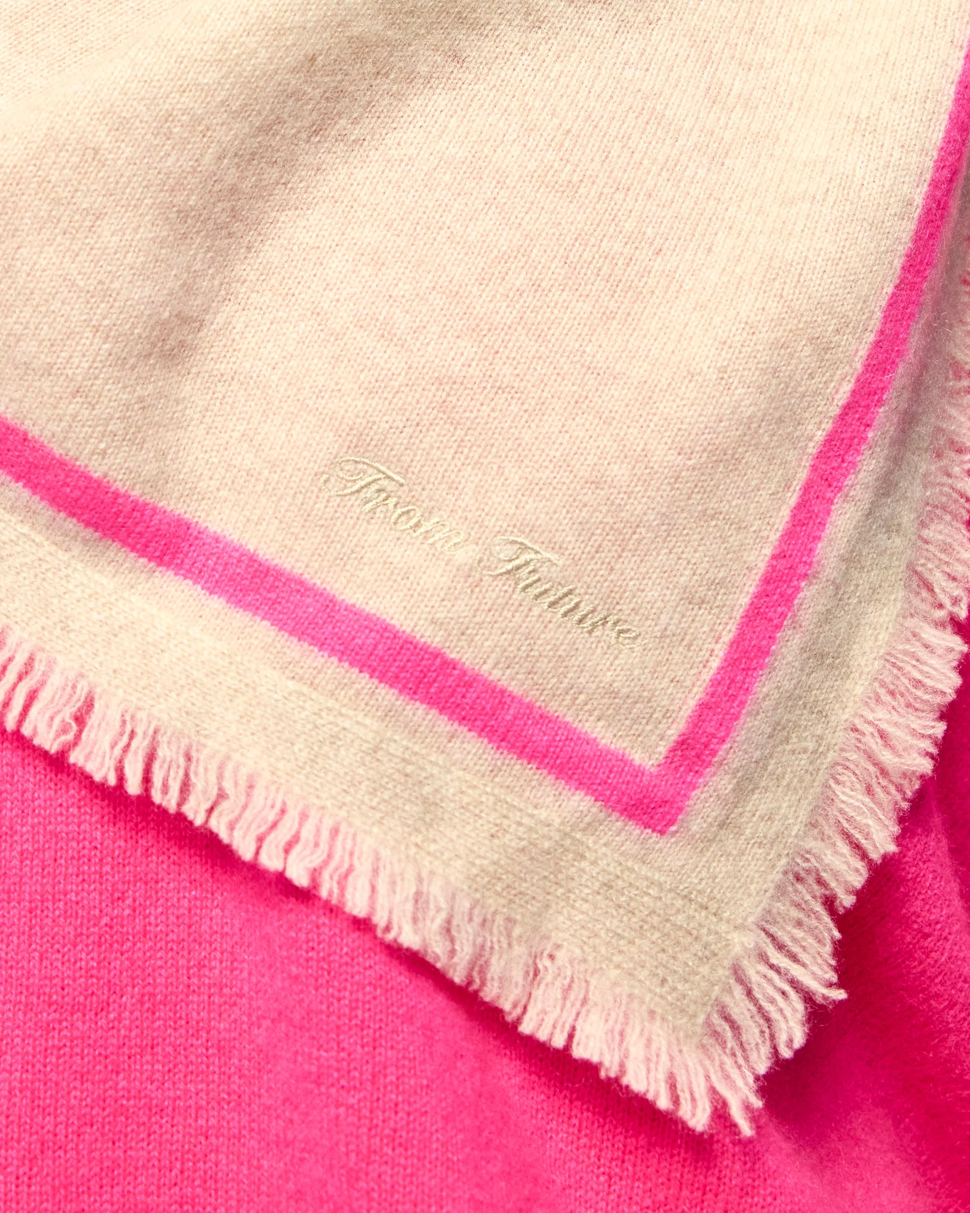 Two-Tone Scarf (H25 / ACCESSOIRES / Heather Gray) - Image 3