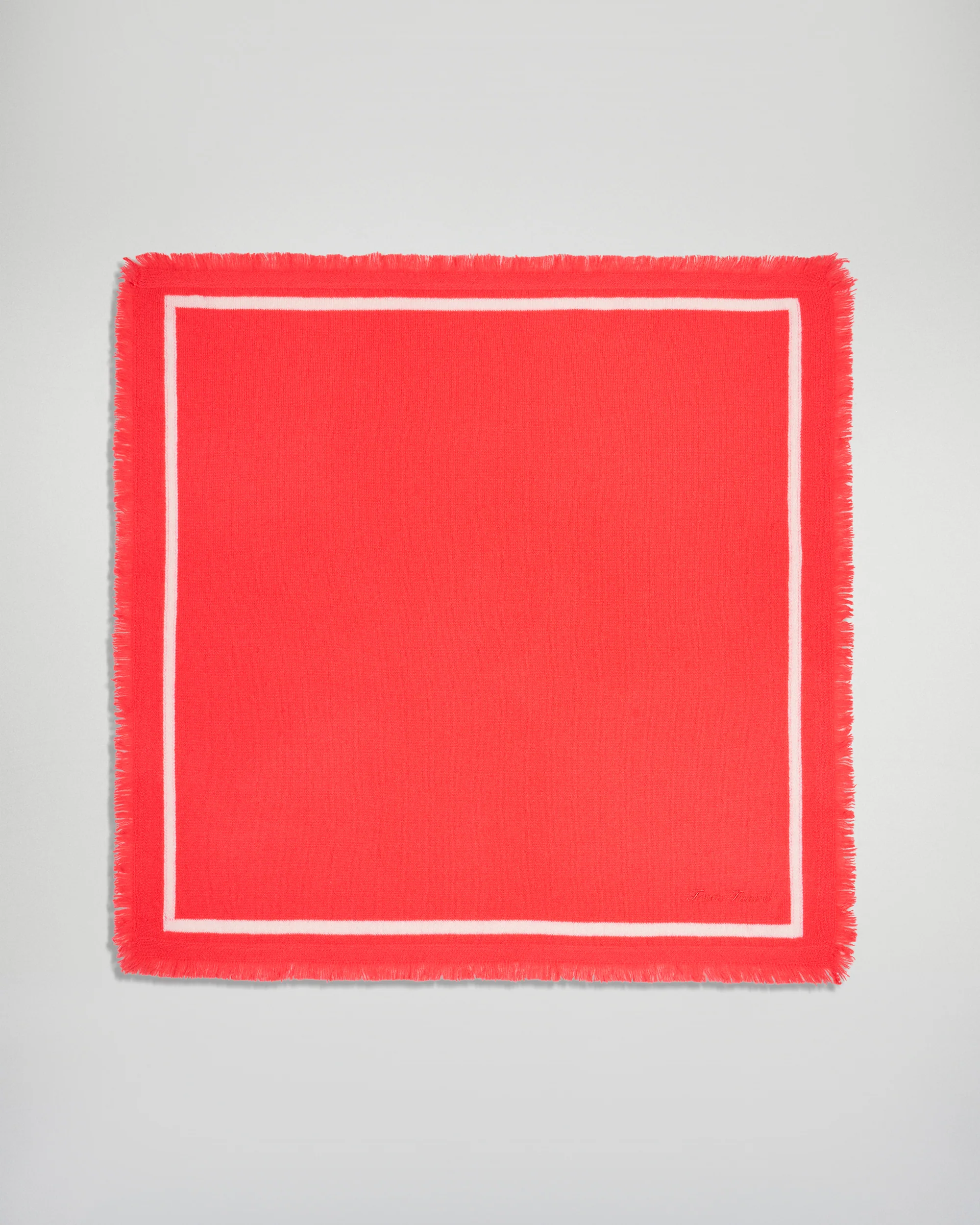 Two-Tone Scarf (H25 / ACCESSORIES / Cosmic Coral) - Image 4