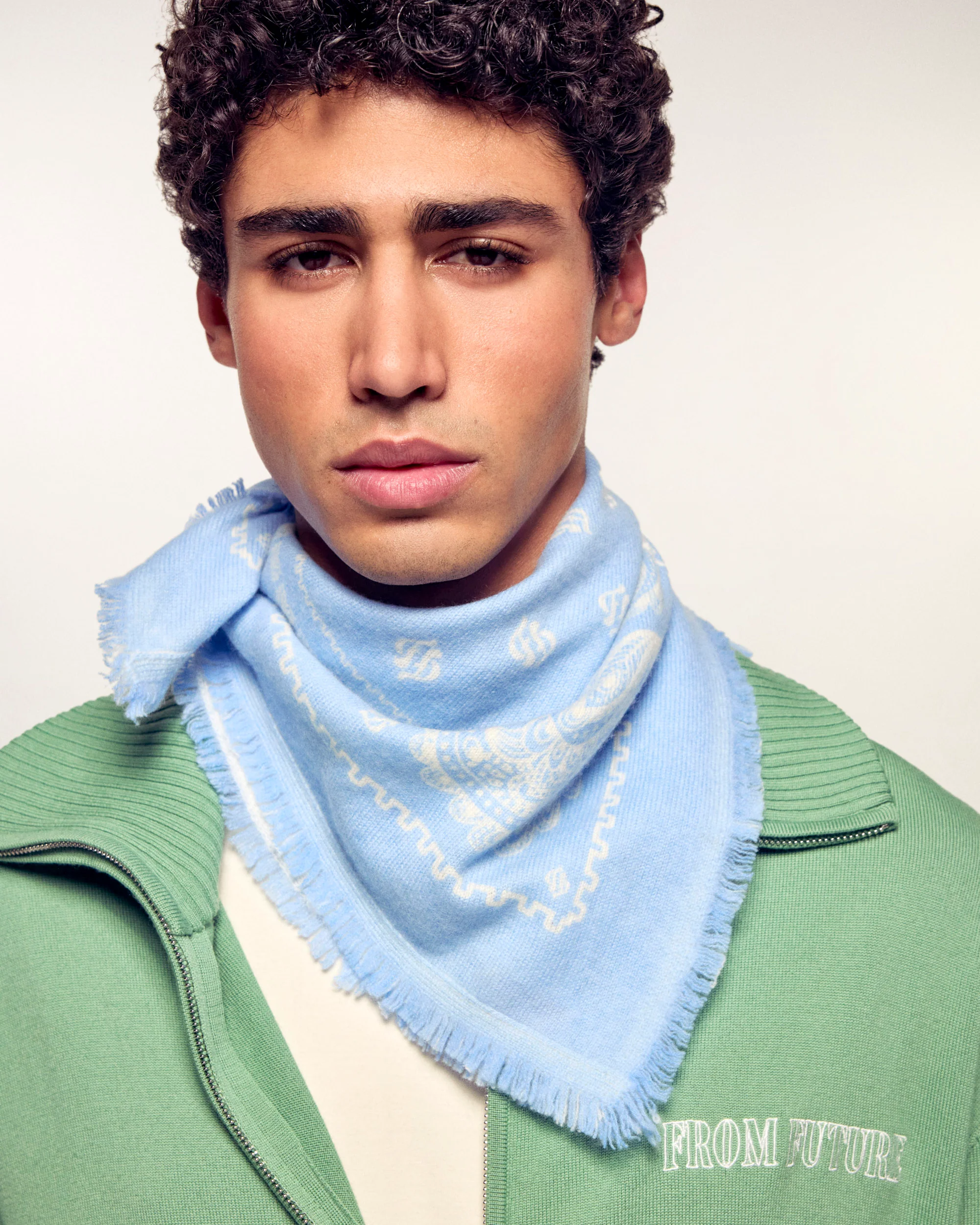 Bandana Scarf (S26 / ACCESSOIRES / Baby Blue) - Image 2