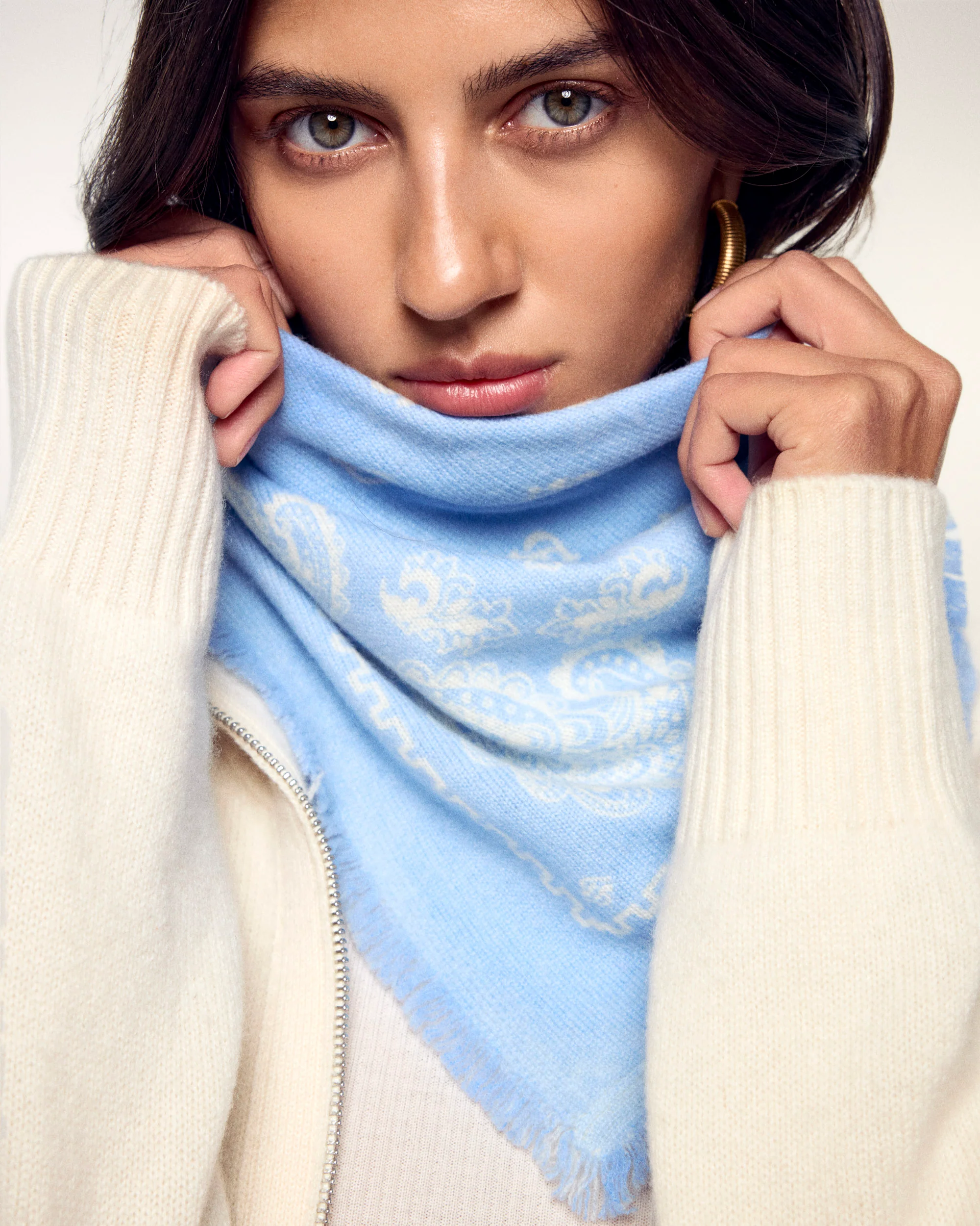 Bandana Scarf (S26 / ACCESSOIRES / Baby Blue) - Image 3