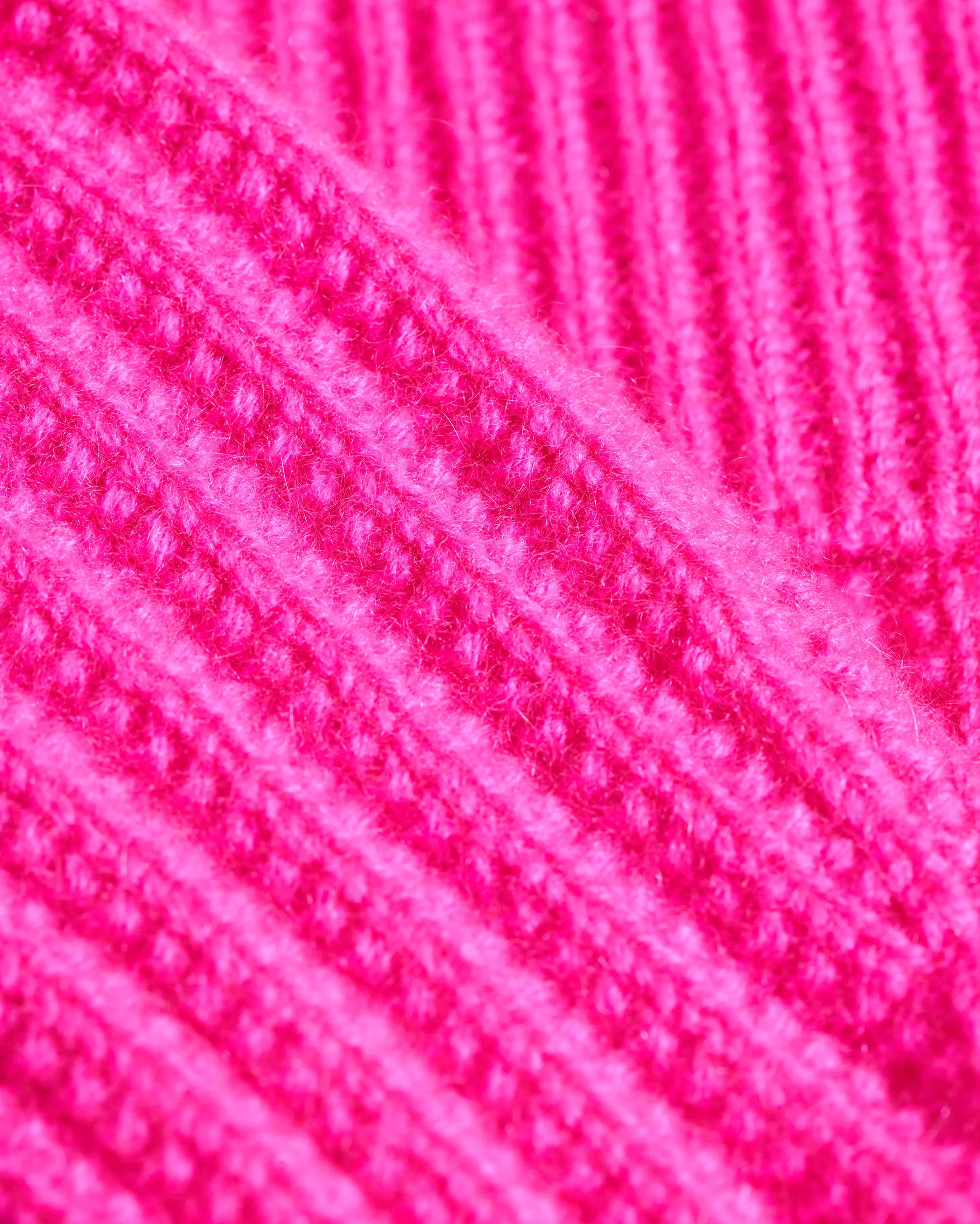 Ribbed Cuff Beanie (H25 / ACCESSOIRES / Cosmic Pink) - Image 3