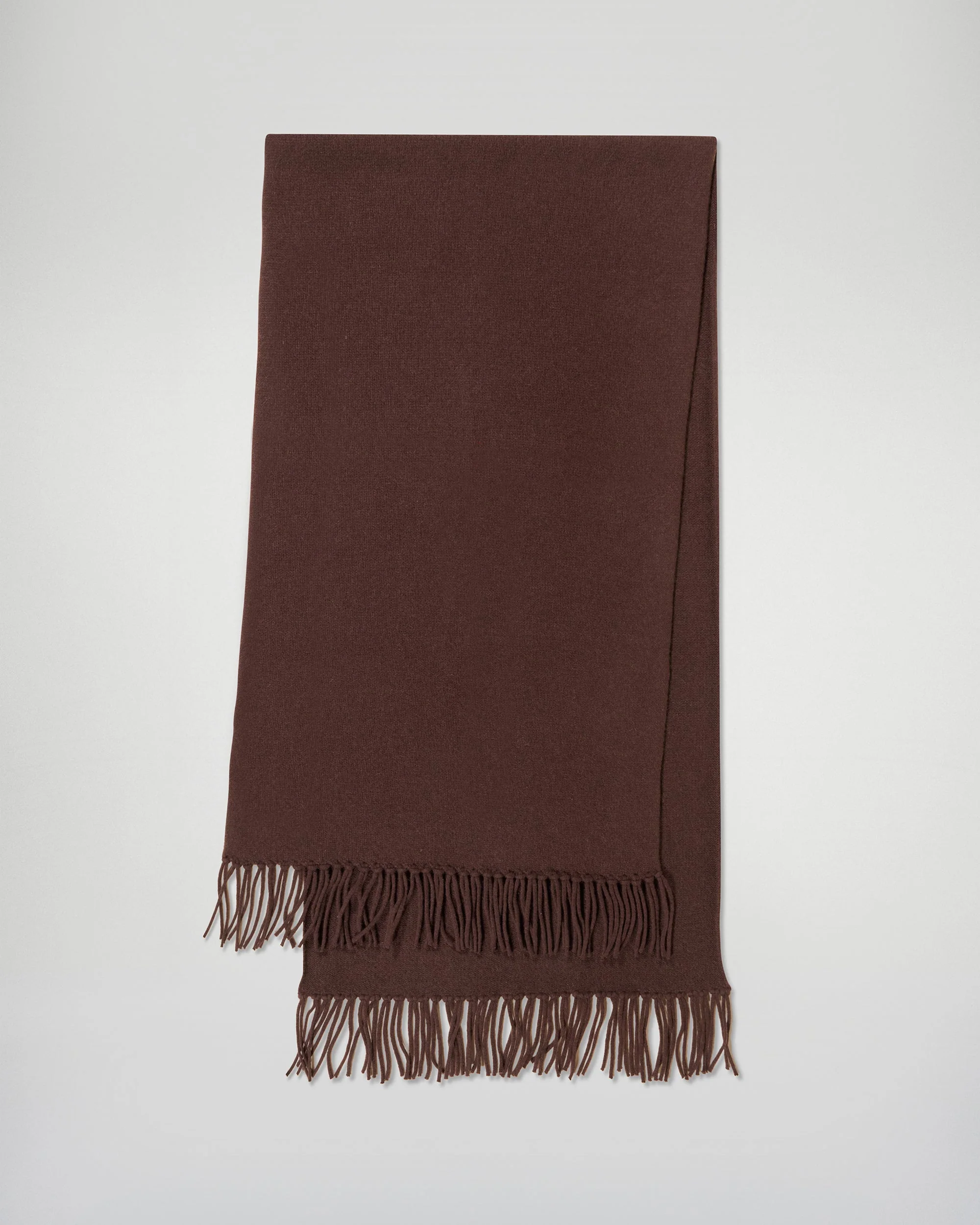 Fringed Scarf (H25 / ACCESSOIRES / Chocolate)