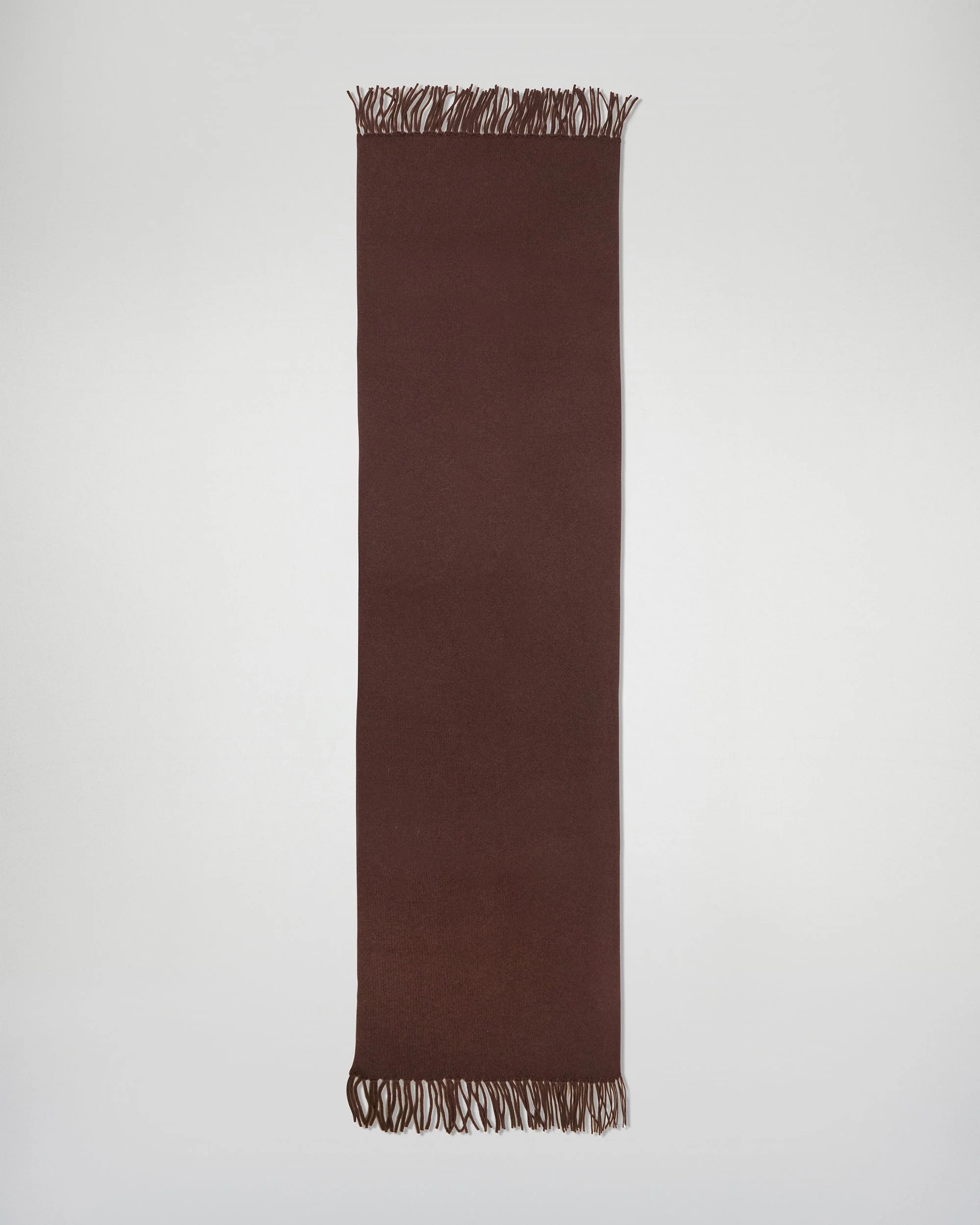 Fringed Scarf (H25 / ACCESSOIRES / Chocolate) - Image 3