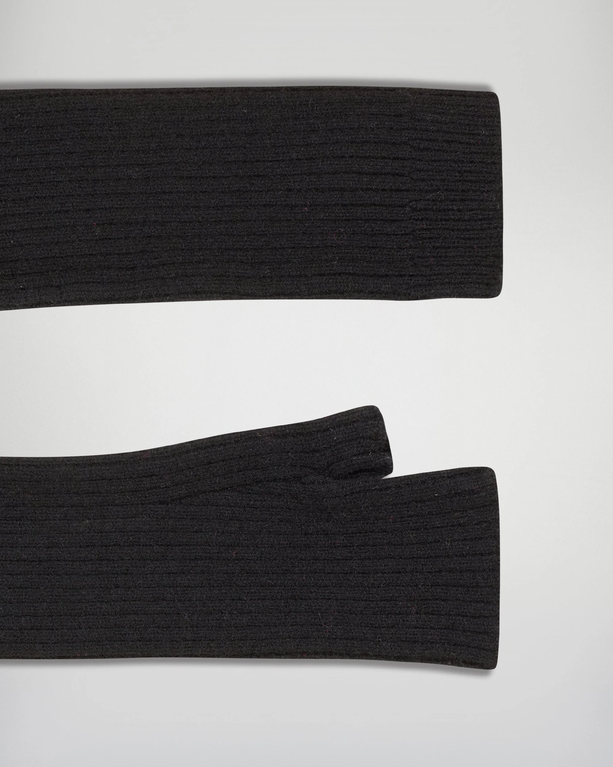 Long Mittens (H25 / ACCESSOIRES / Black) - Image 2