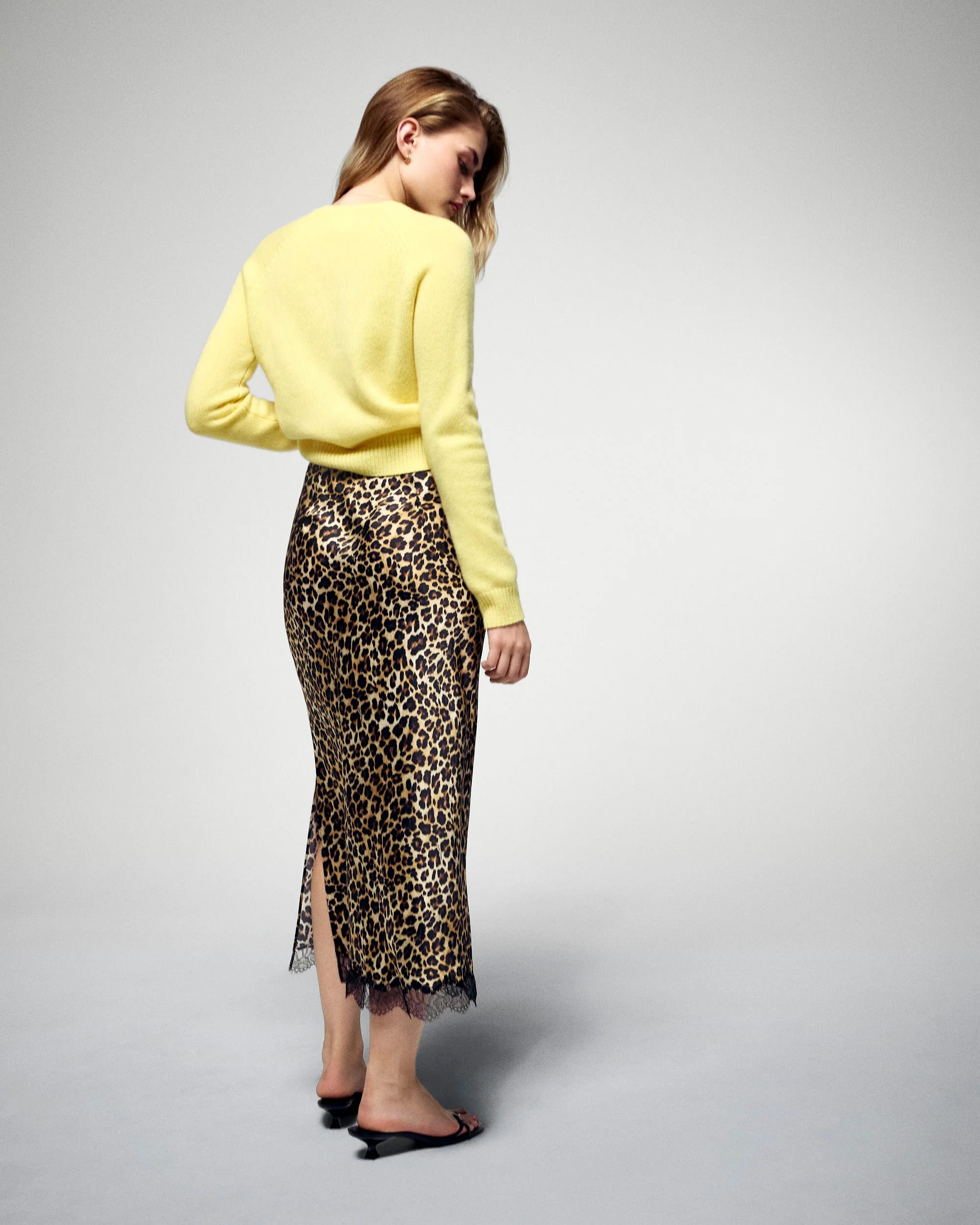 Mid-Length Skirt (H25 / FEMME / Winter Leopard) - Image 3