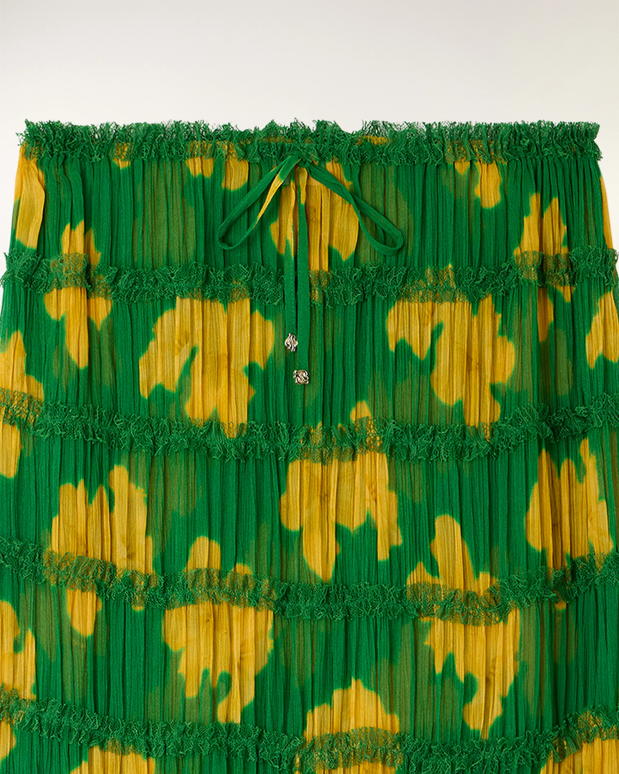 Printed Smocked Mid-Length Skirt (S26 / FEMME / Brazil Hibiscus) - Image 6