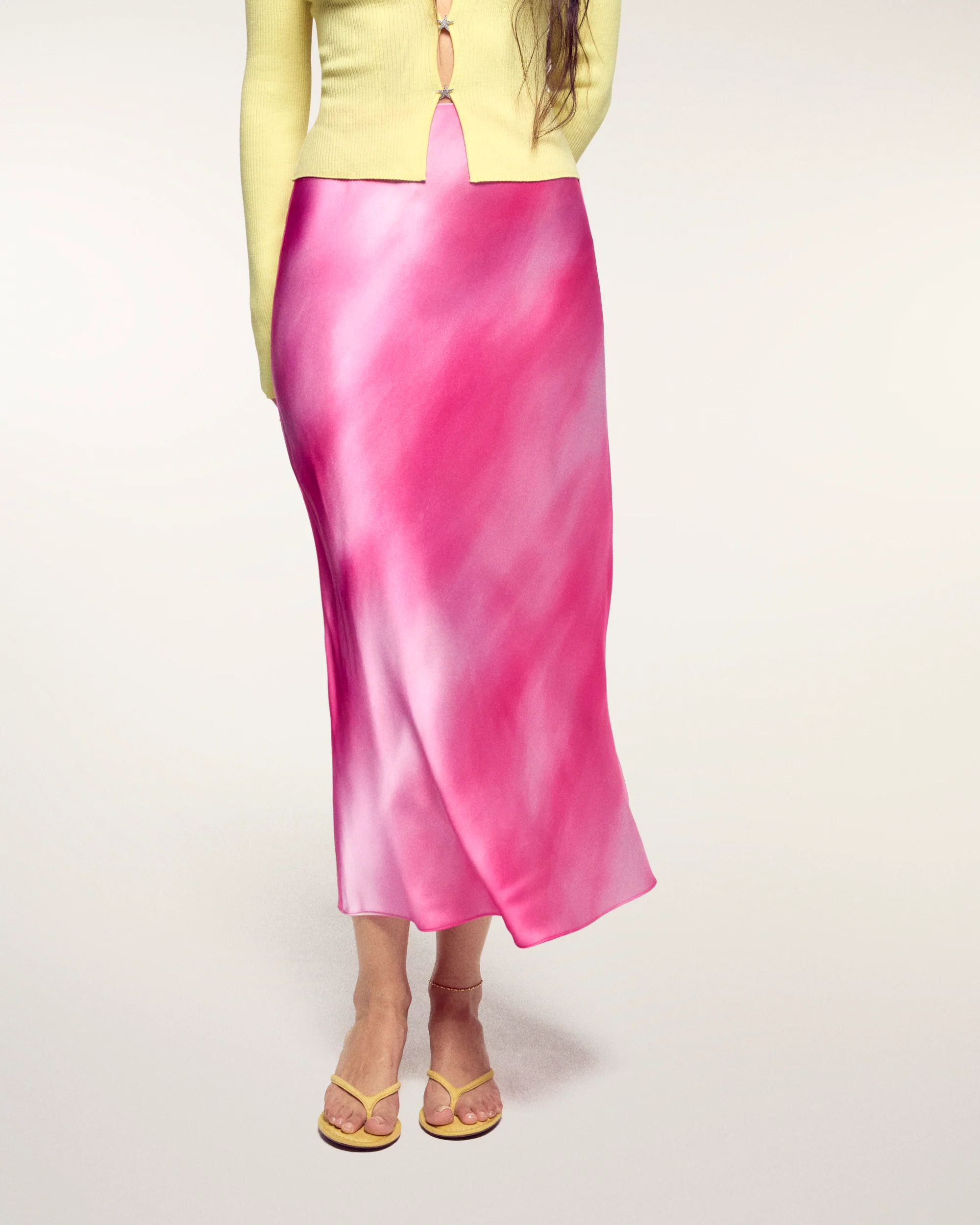 Mid-Length Skirt (S26/ FEMME/ Pink Samba) - Image 3