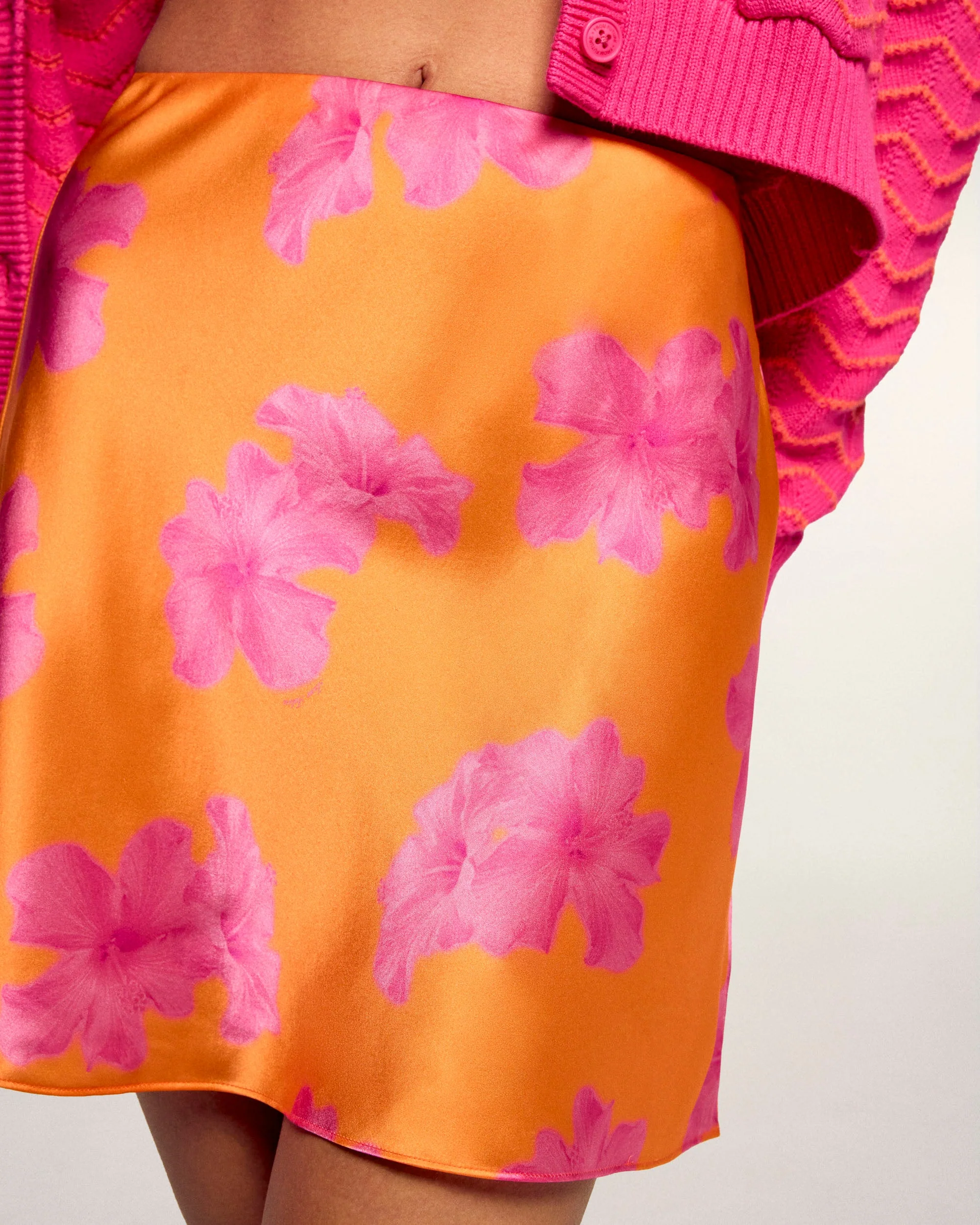 Mini Skirt (PERM / FEMME / Mango Hibiscus) - Image 3