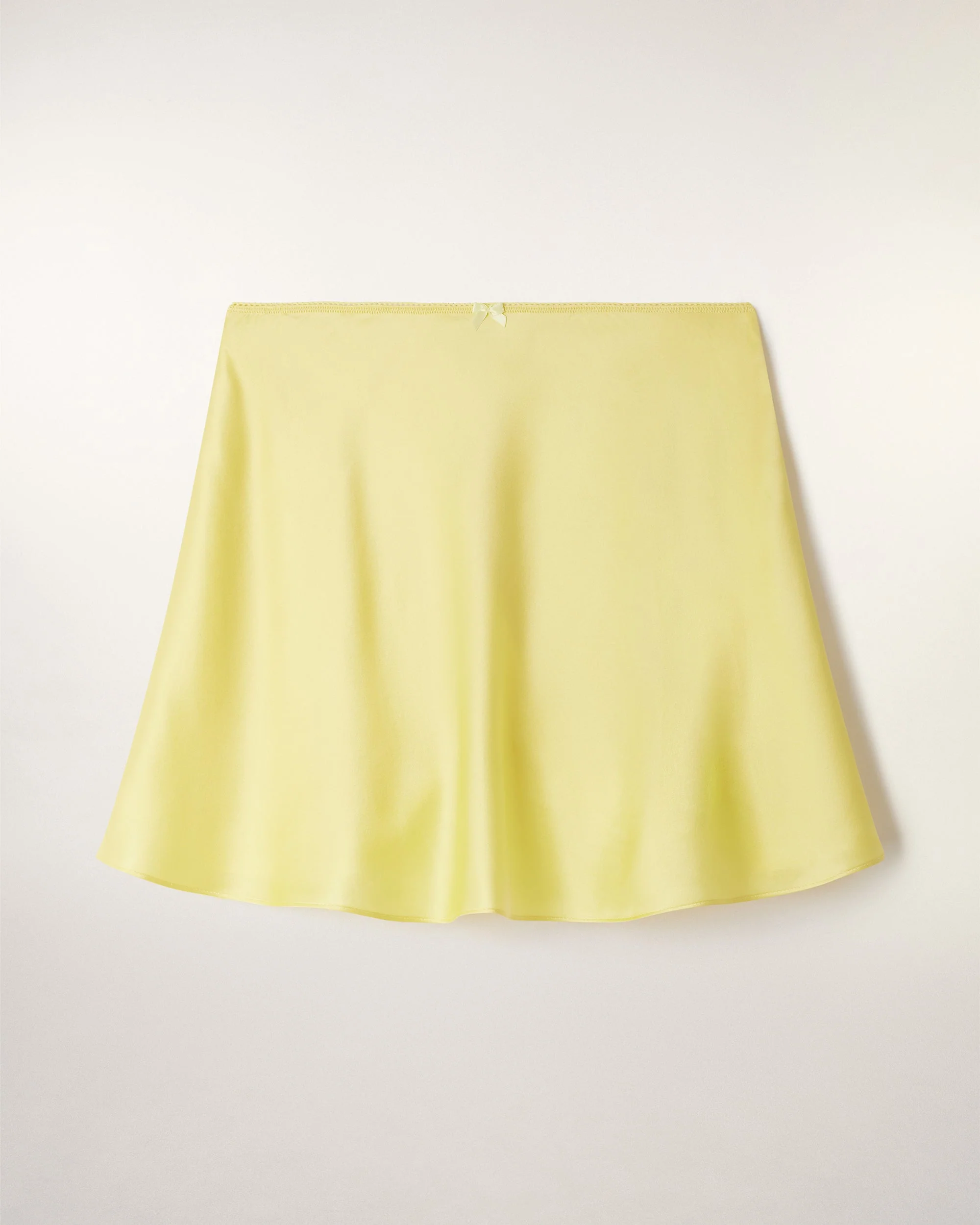 Knot Mini Skirt (PERM / FEMME / Sunset Yellow) - Image 5