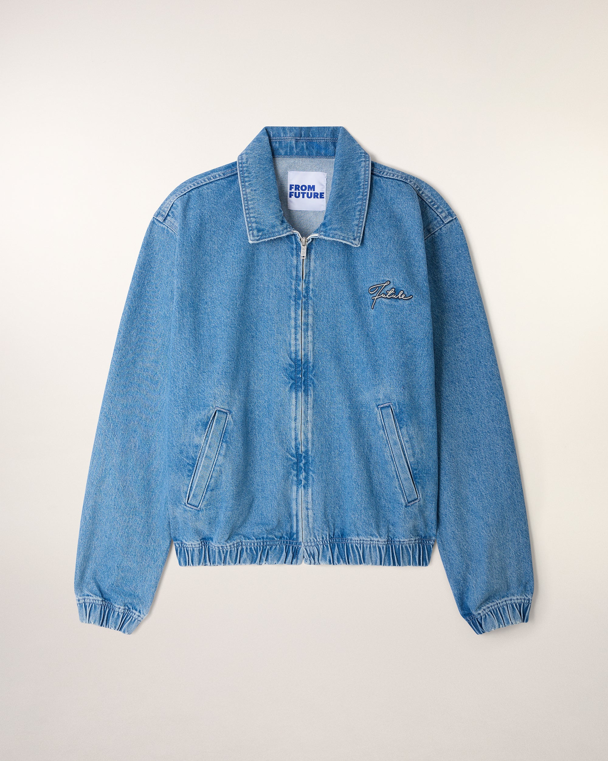 Outerwear Embroidered "Future" Jacket (S26/ HOMME/ Denim Blue) - Image 6