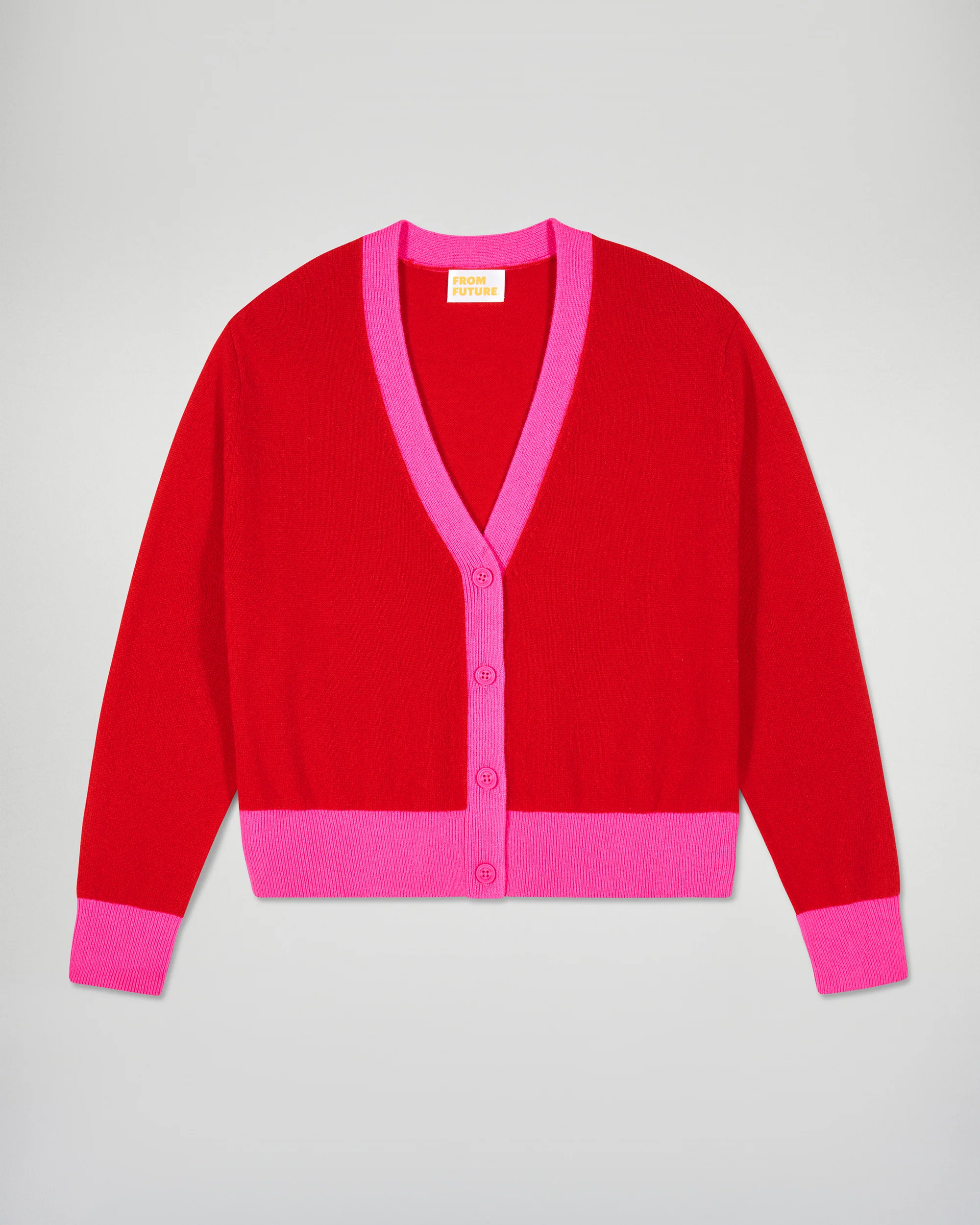 Cardigan sweater (H25 / FEMME / Hot Red) - Image 5