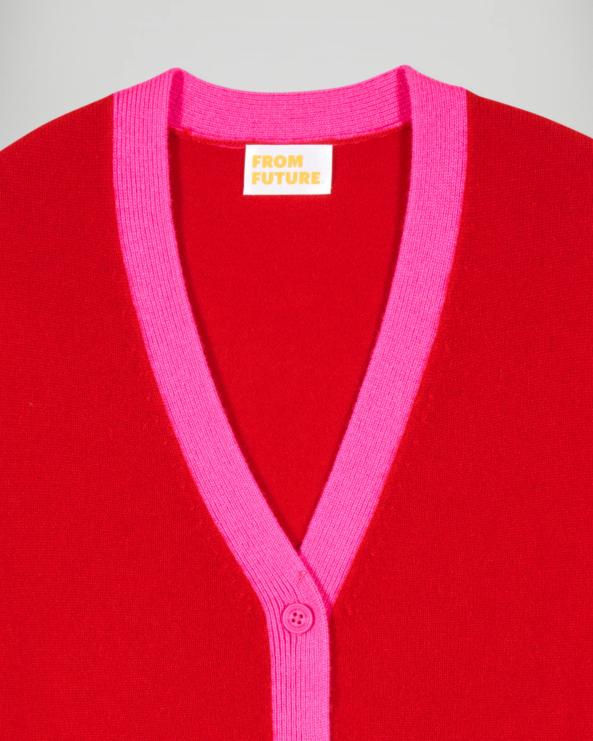 Cardigan sweater (H25 / FEMME / Hot Red) - Image 6