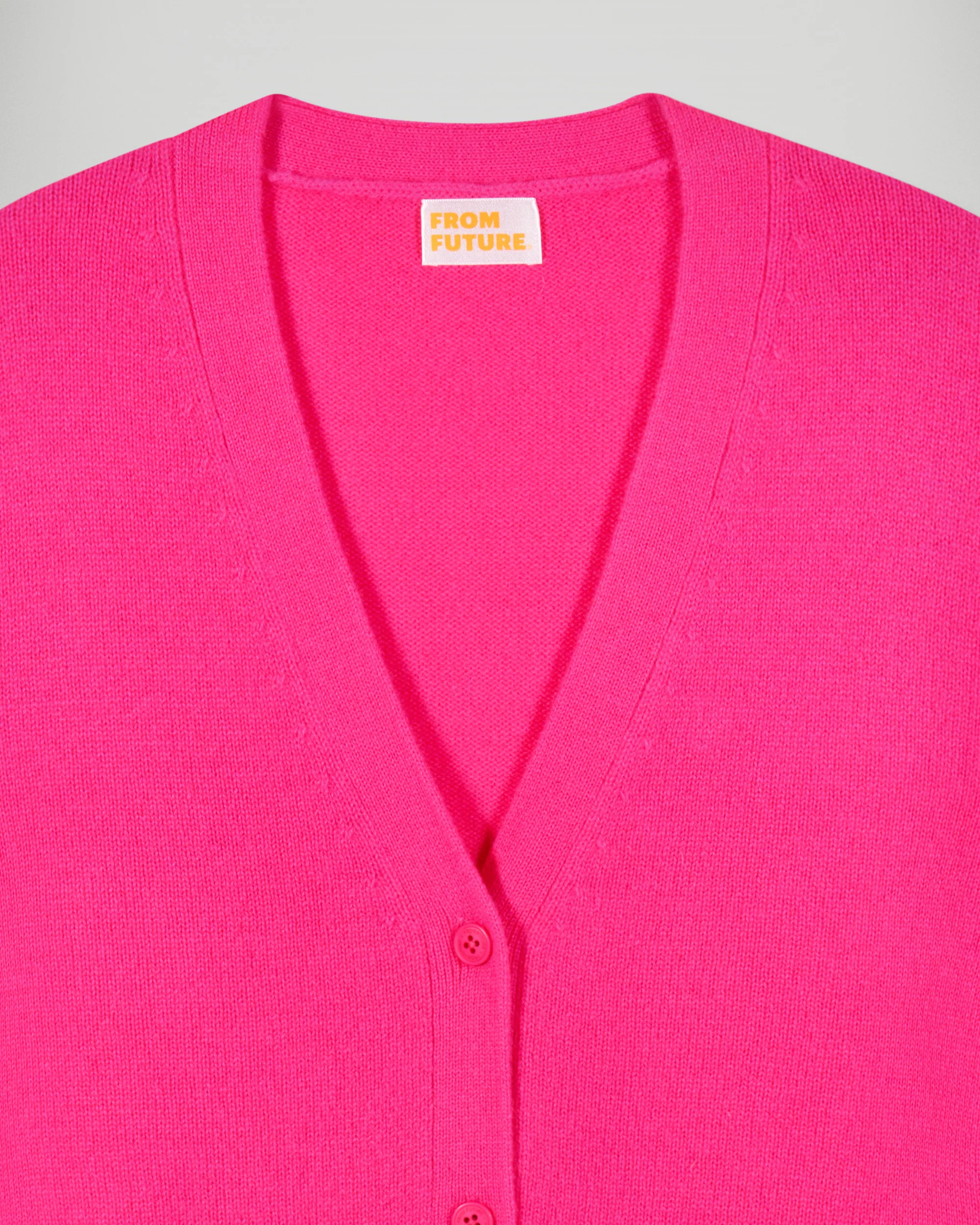 Cardigan sweater (H25 / FEMME / Solar Pink) - Image 6