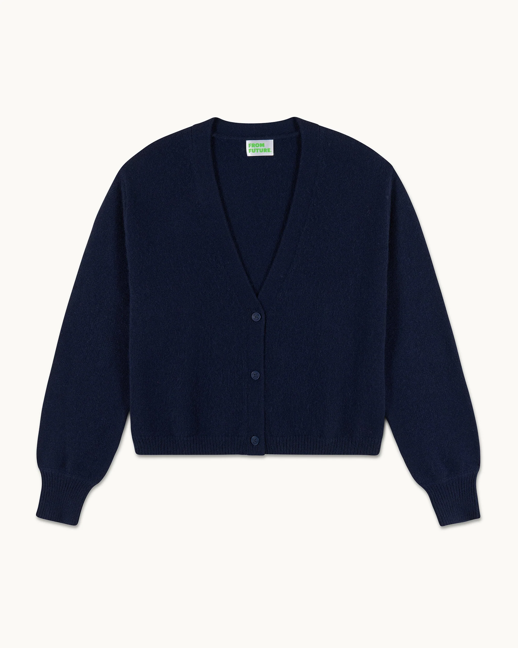 Sweater Cardigan (S25 / WOMEN / Navy) - Image 5