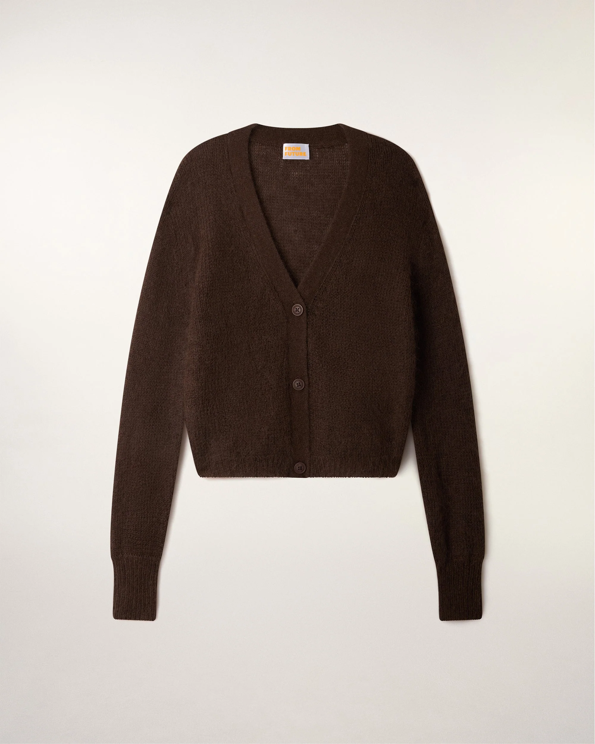 Mohair Cardigan (S26 / FEMME/ Chocolat) - Image 5