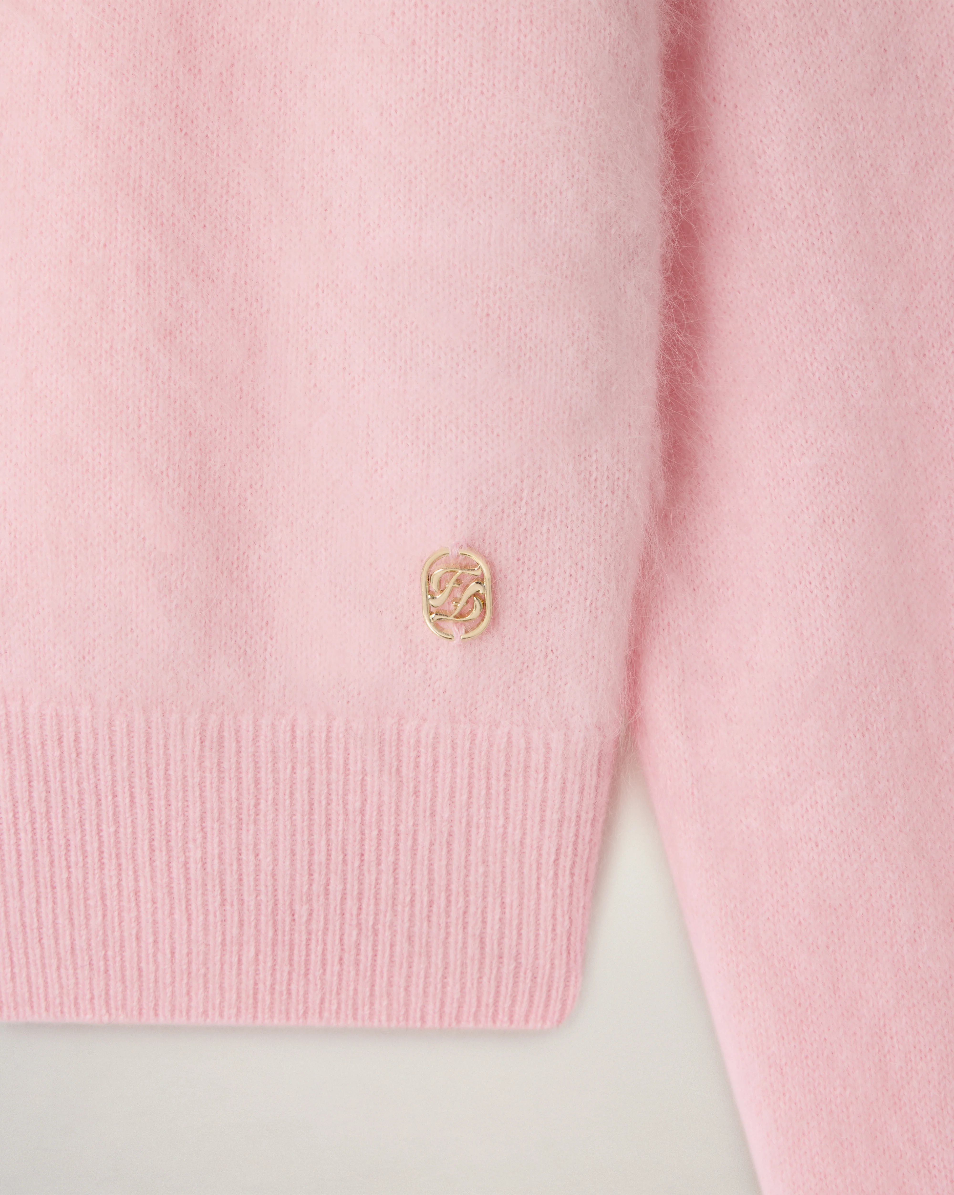 Brushed Cashmere Cardigan (S26/ FEMME/ Cloudy Pink) - Image 7