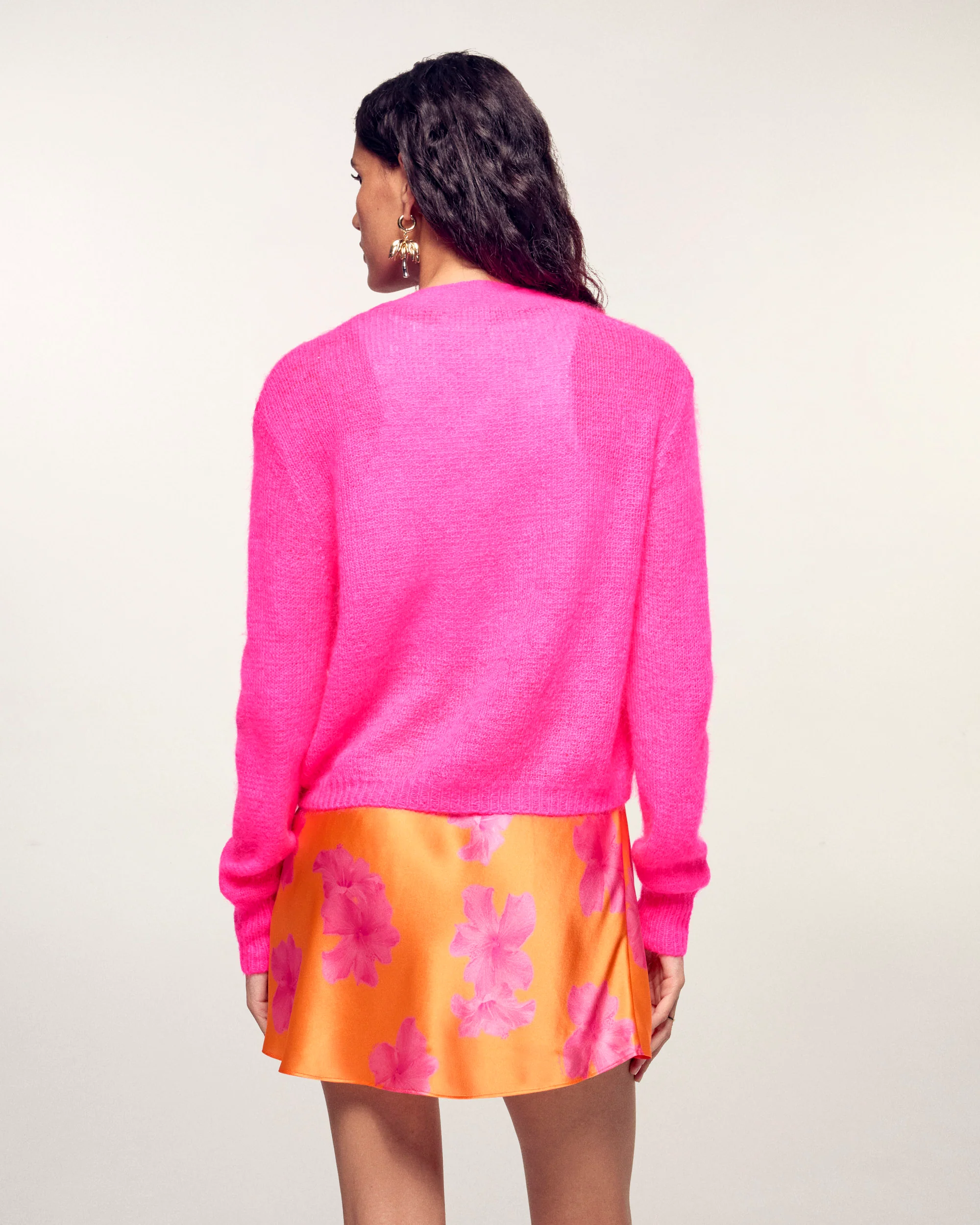 Mohair Cardigan (S26 / FEMME / Love pink) - Image 3