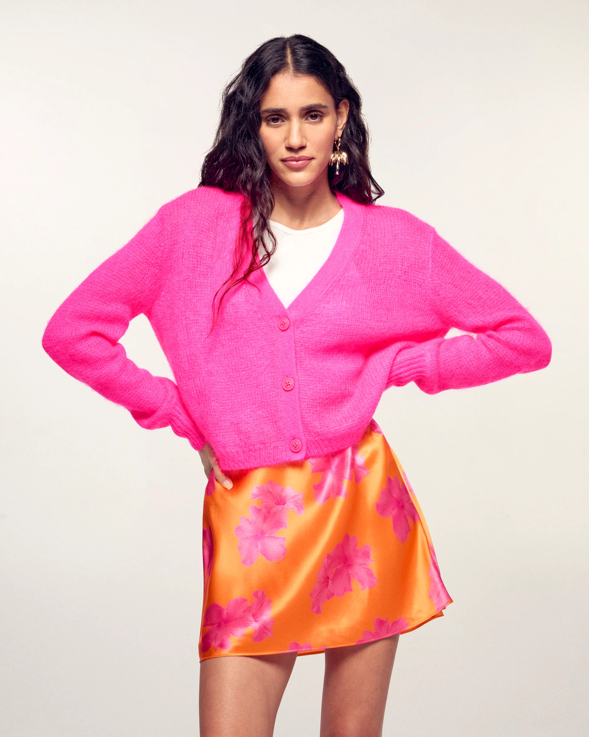 Mohair Cardigan (S26 / FEMME / Love pink) - Image 5