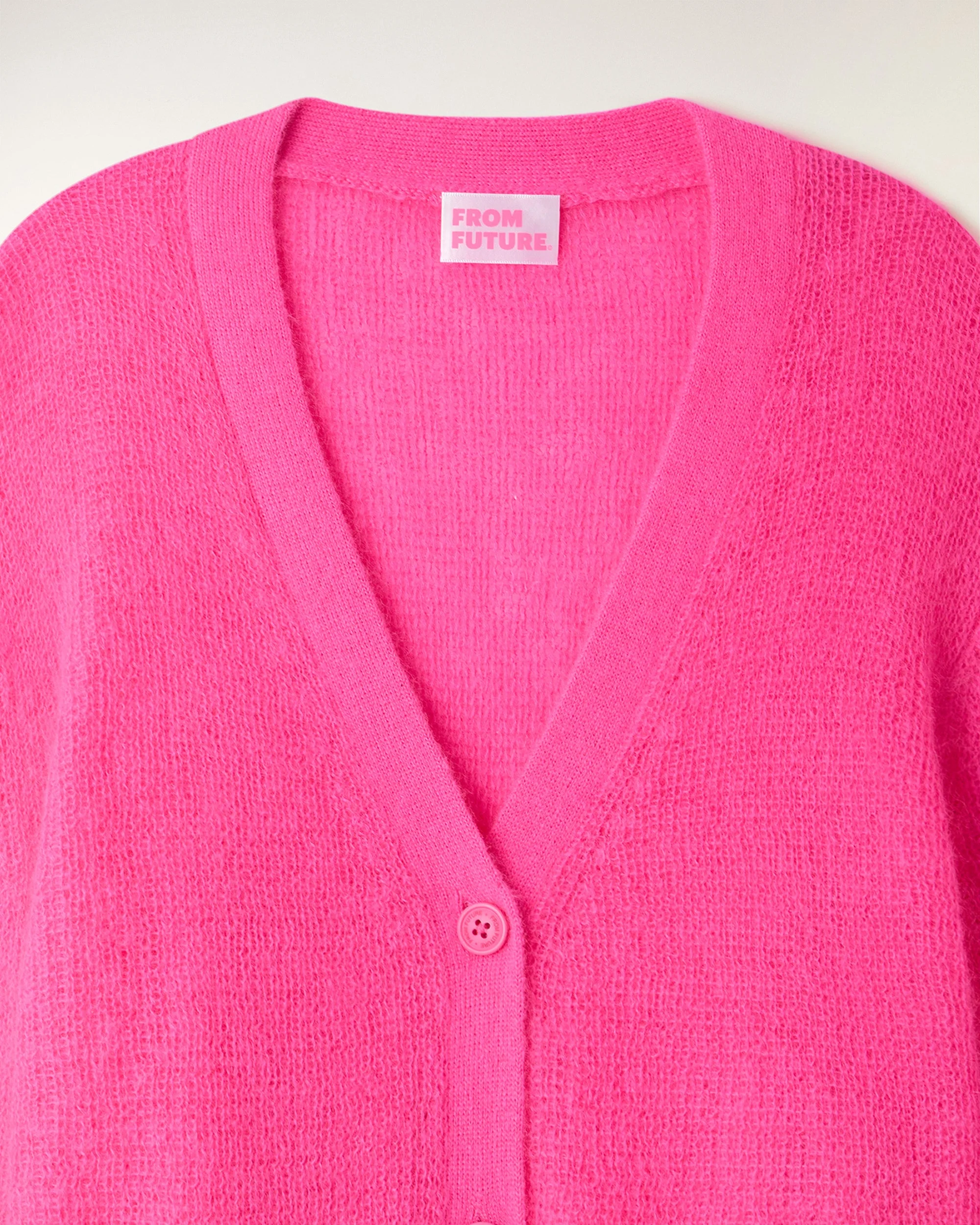 Mohair Cardigan (S26 / FEMME / Love pink) - Image 7
