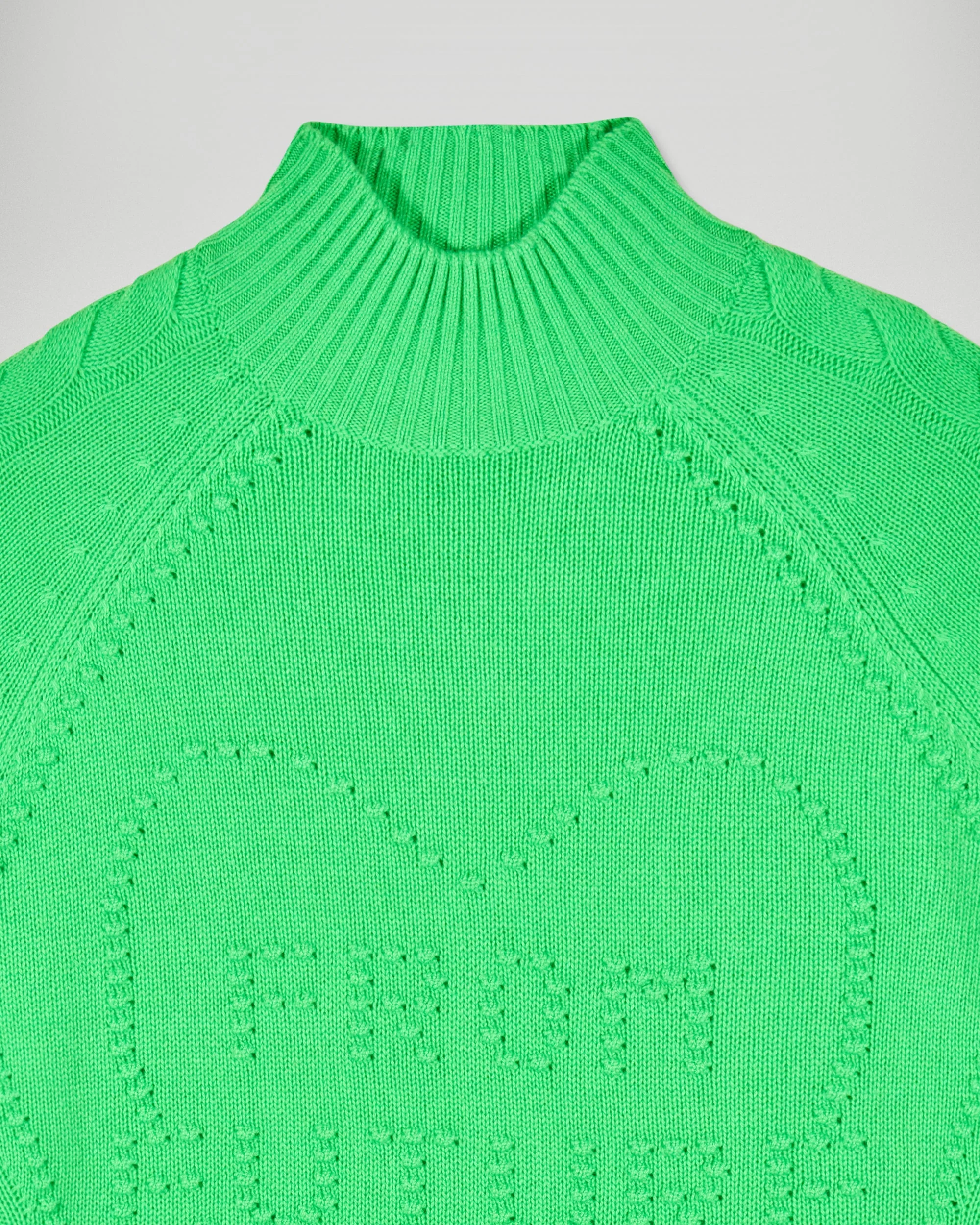 Mock Neck Sweater (H25 / FEMME / Cosmic Green) - Image 6