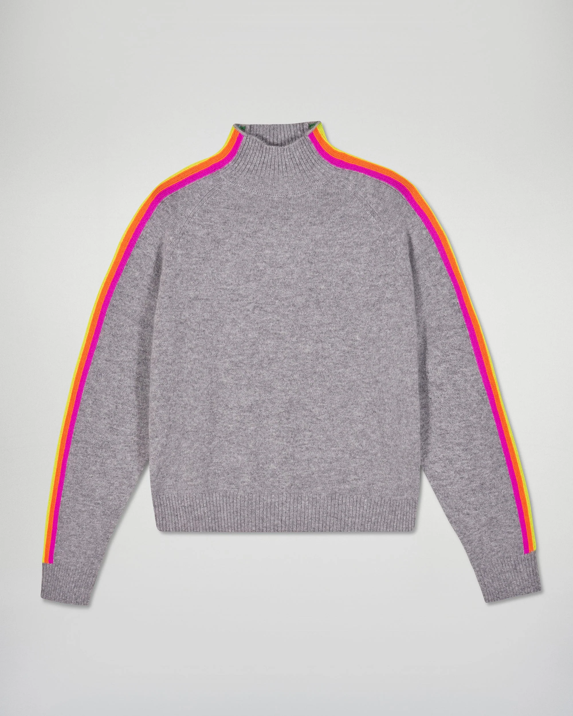 Mock Neck Sweater (H25 / FEMME / Dark Heather Gray) - Image 5