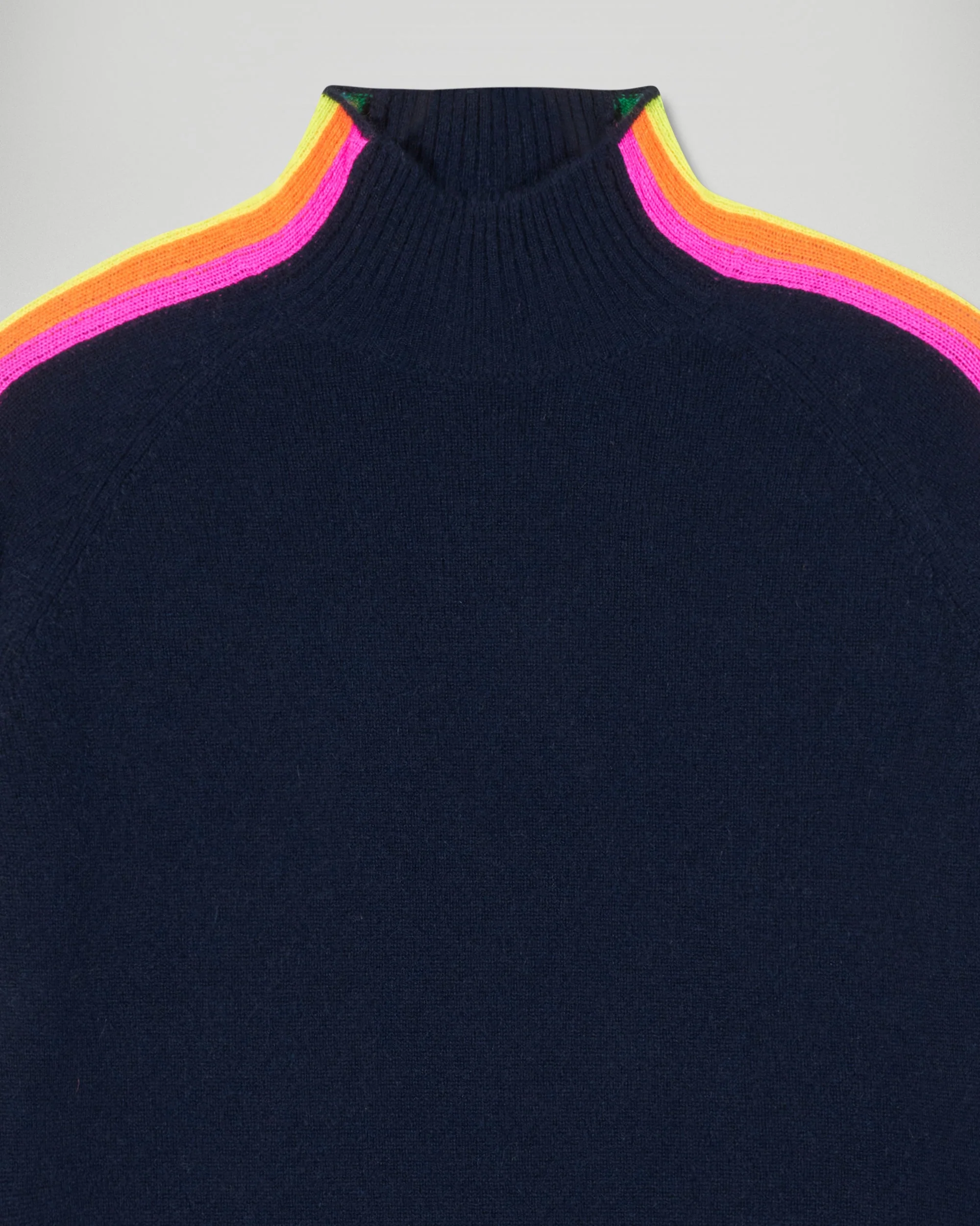 Mock Neck Sweater (H25 / FEMME / Navy) - Image 6