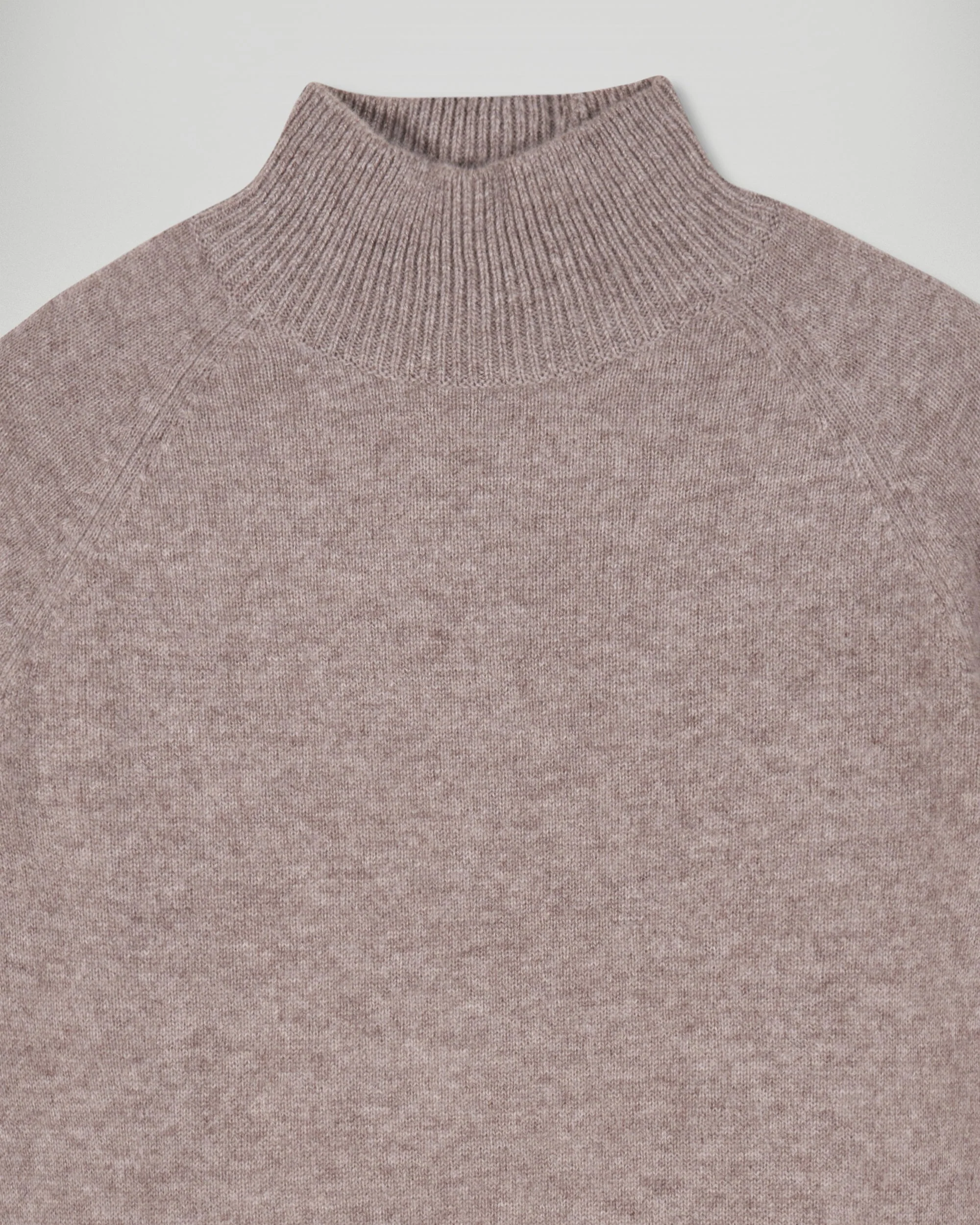 Mock Neck Sweater (H25 / FEMME / Taupe) - Image 6