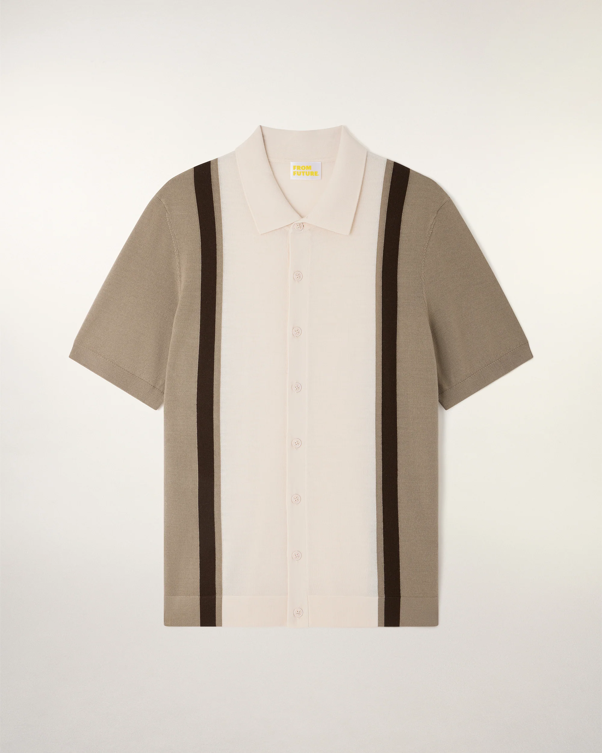Short-Sleeve Polo Sweater (S26 / HOMME/ Sable / RWS) - Image 6