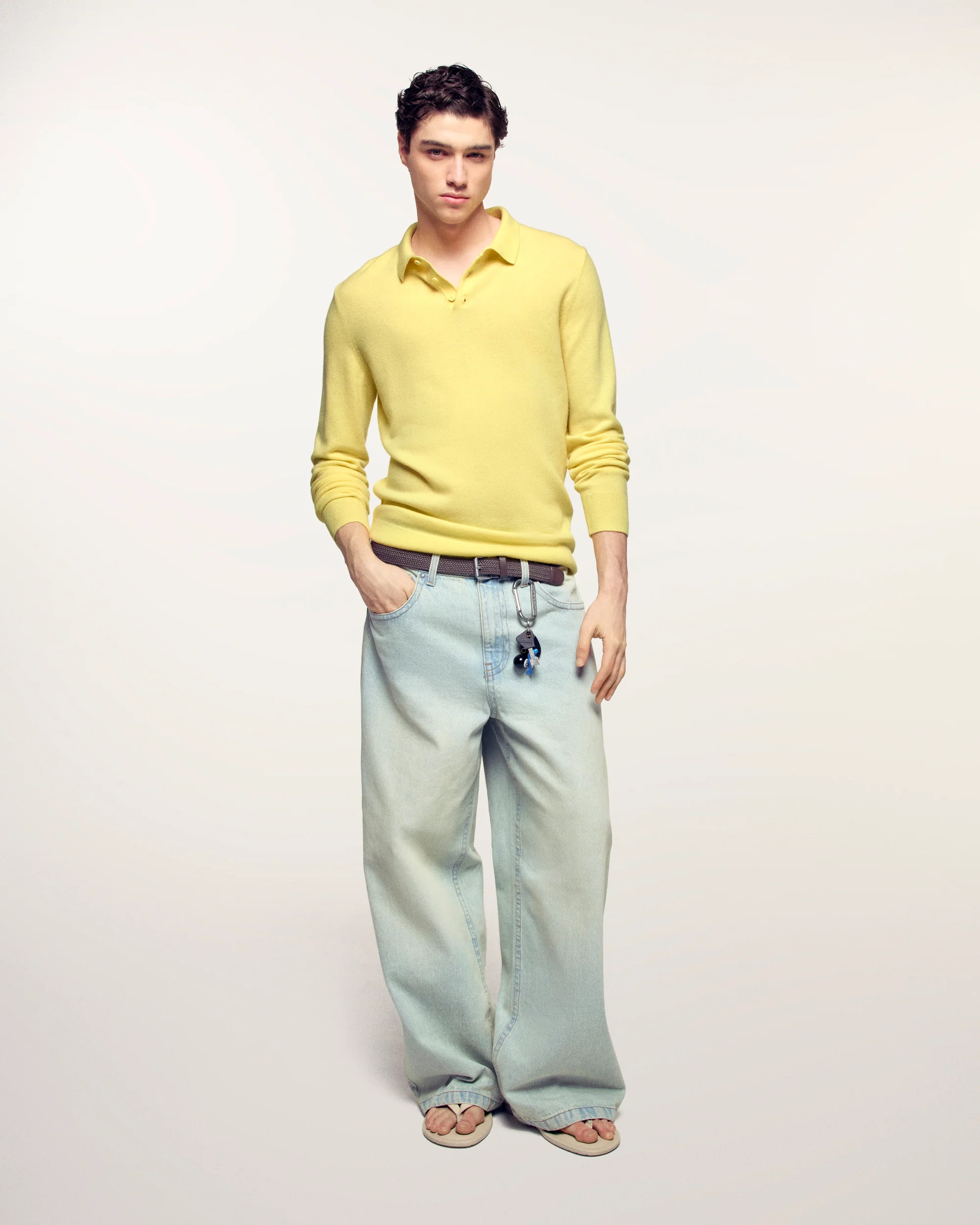 Sweater Polo Neck (S26 / HOMME / Star Yellow) - Image 4
