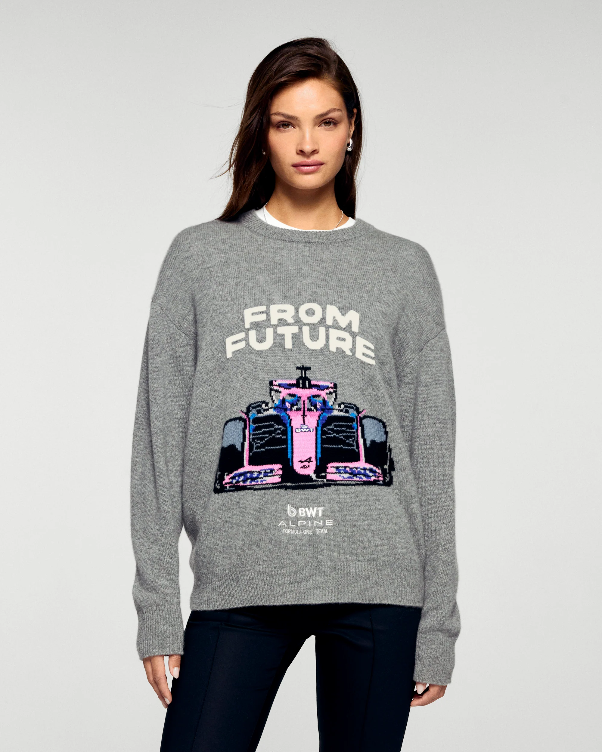 Crewneck Sweater Alpine (H25 / WOMEN / Dark Heather Gray)
