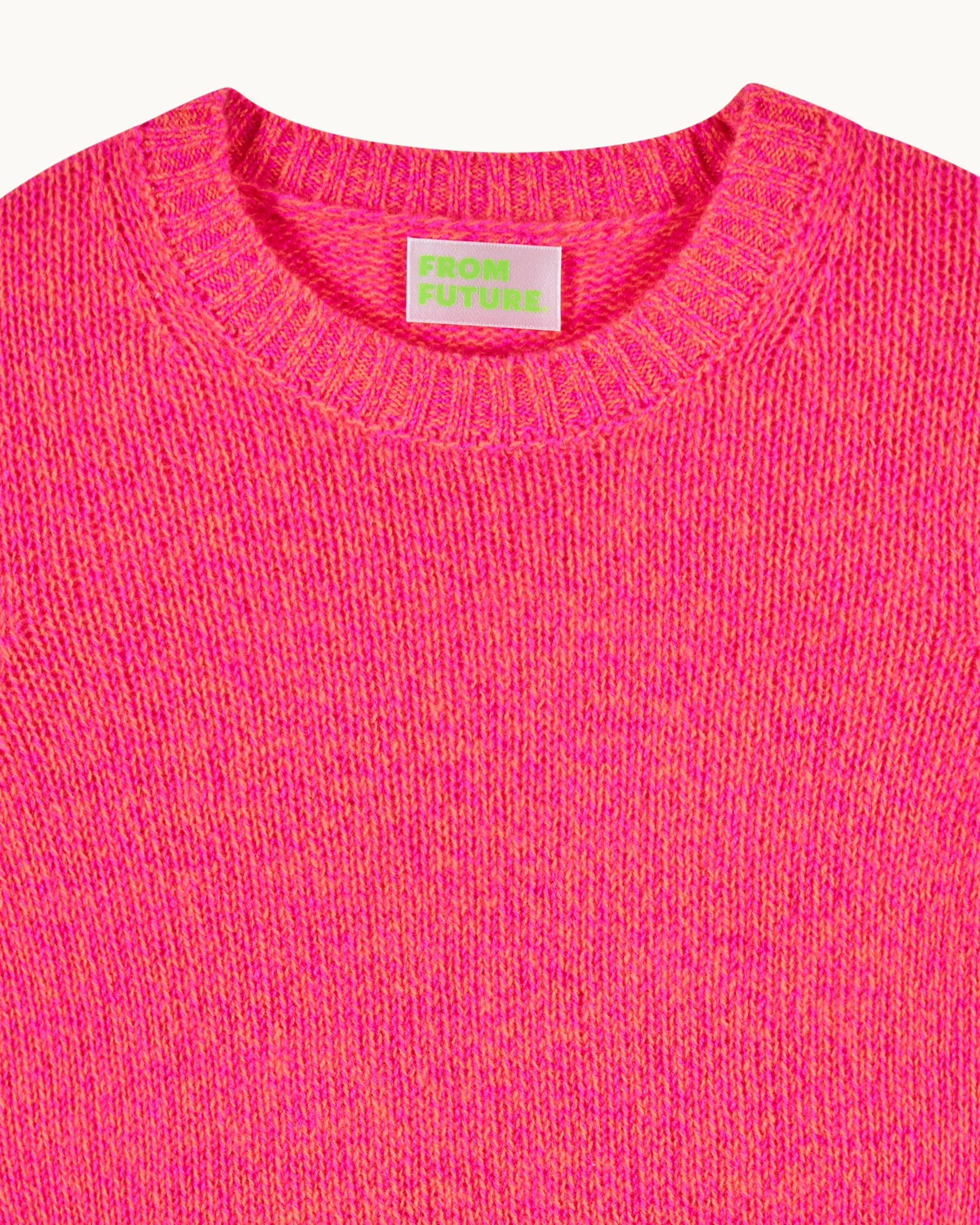 Short Crewneck Sweater (S25 / WOMEN / Sunset Pink Mln) - Image 2
