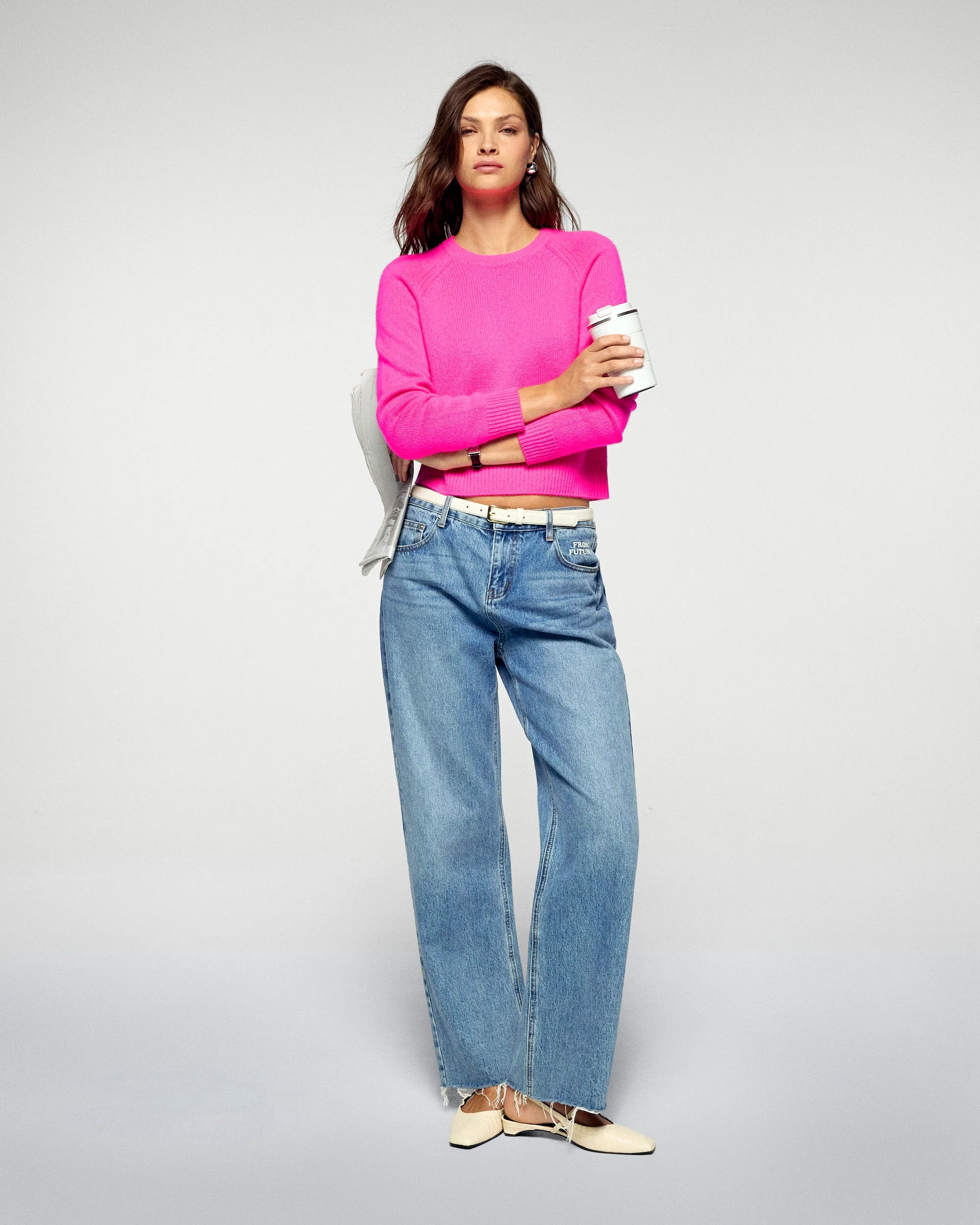 Crewneck Sweater (H25 / FEMME / Cosmic Pink) - Image 2