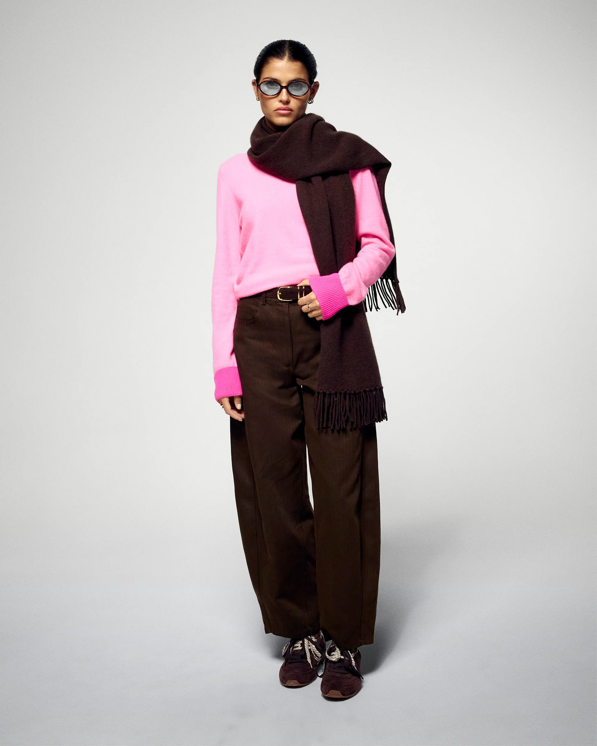 Crew Neck Sweater (H25 / FEMME / Fantasy Pink) - Image 3