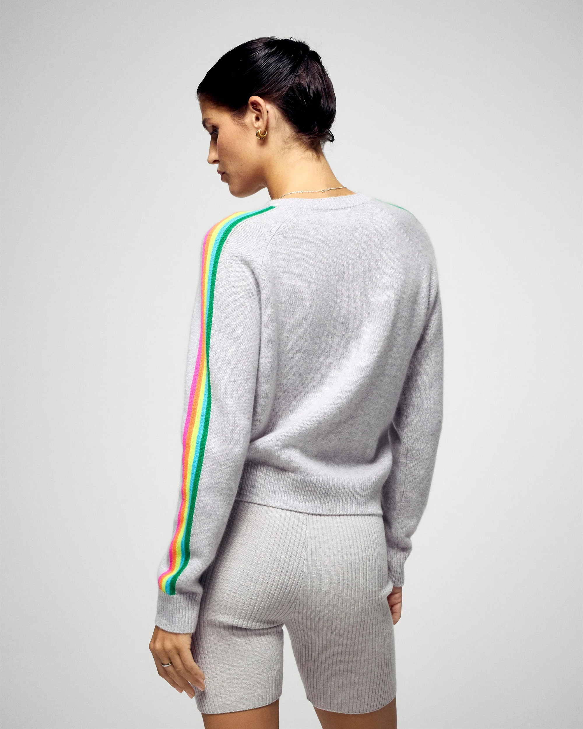 Crewneck Sweaters (H25 / FEMME / Light Heather Gray) - Image 3