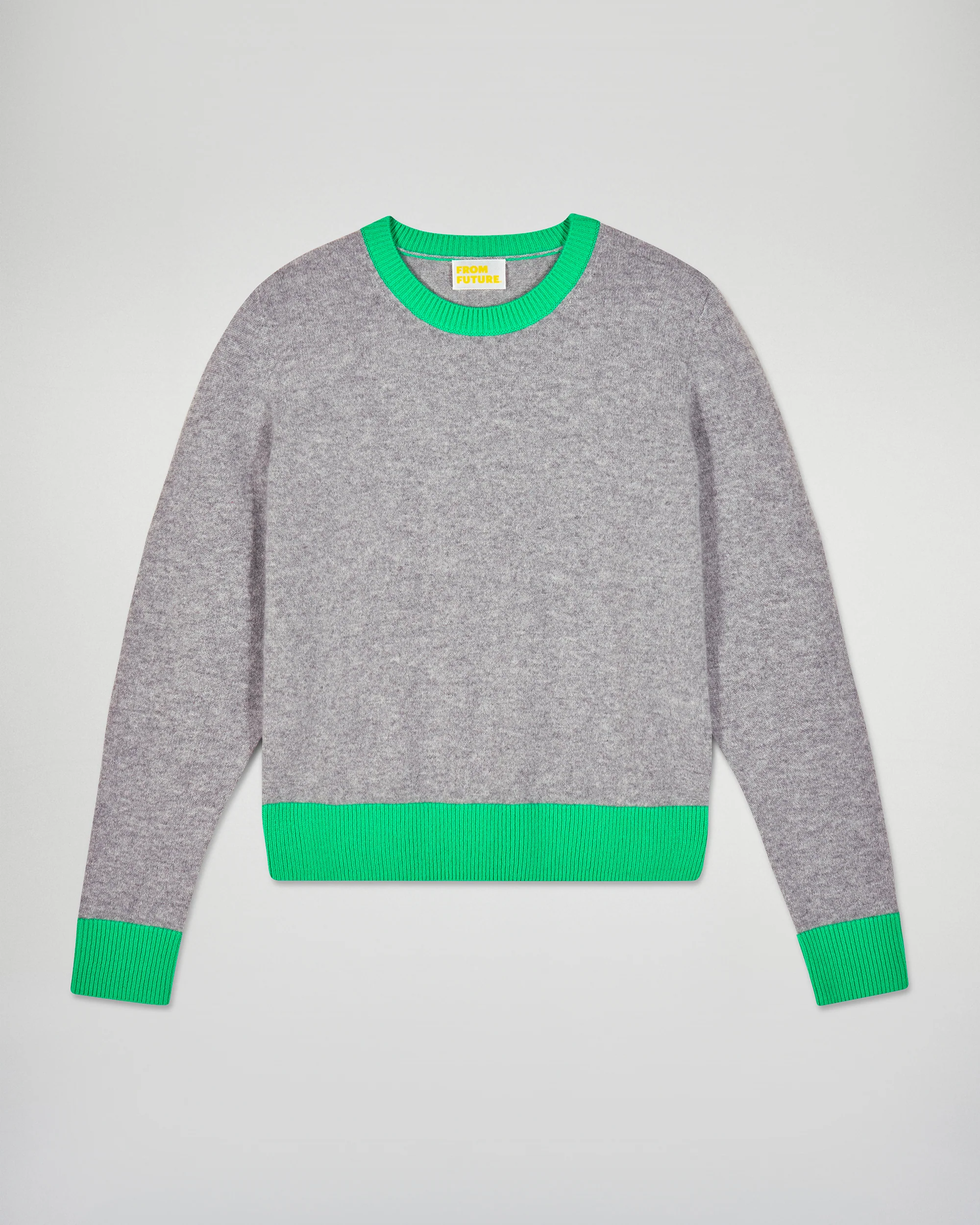 Crewneck Sweater Two-tone (H25 / FEMME / Dark Heather Gray) - Image 6