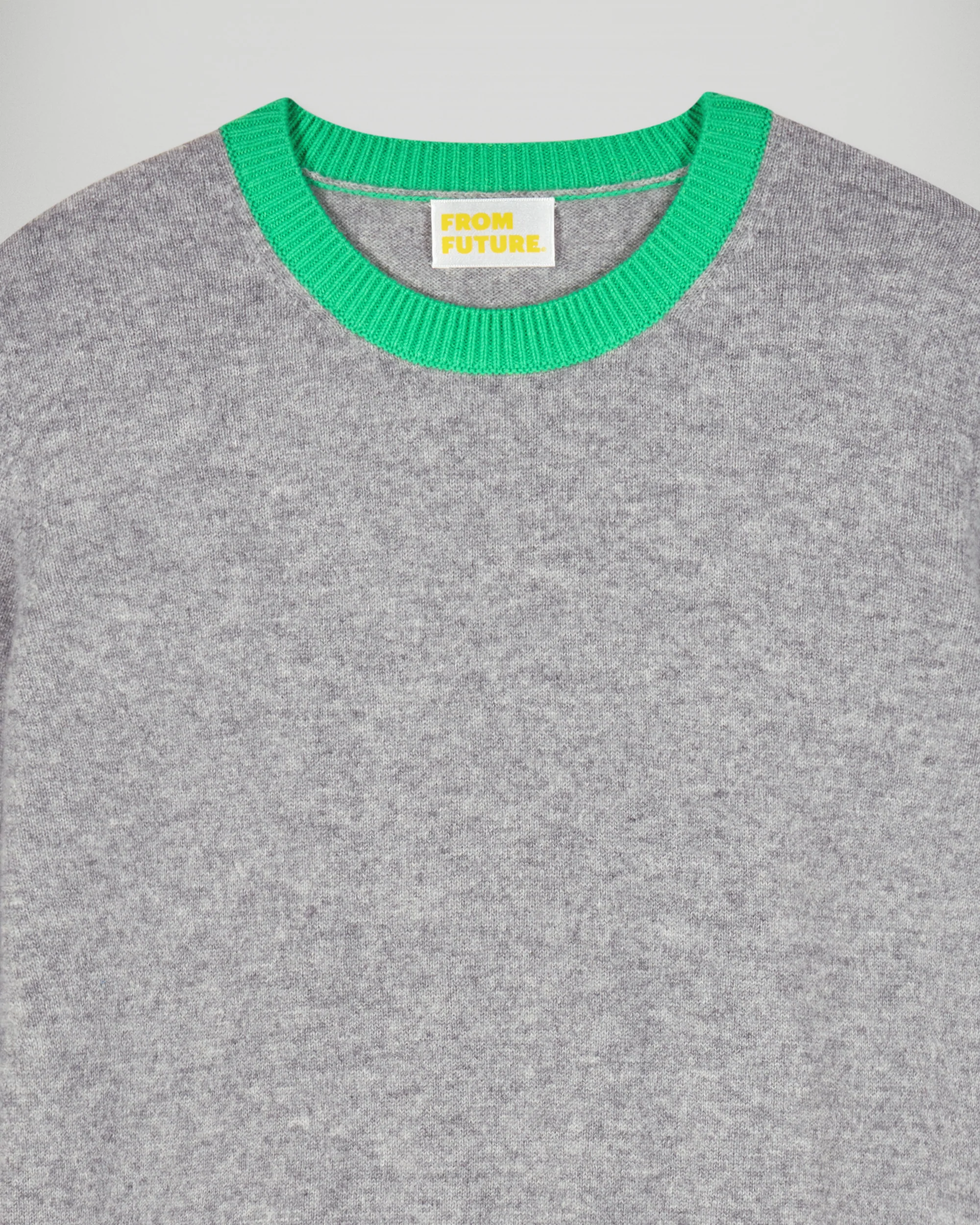 Crewneck Sweater Two-tone (H25 / FEMME / Dark Heather Gray) - Image 7