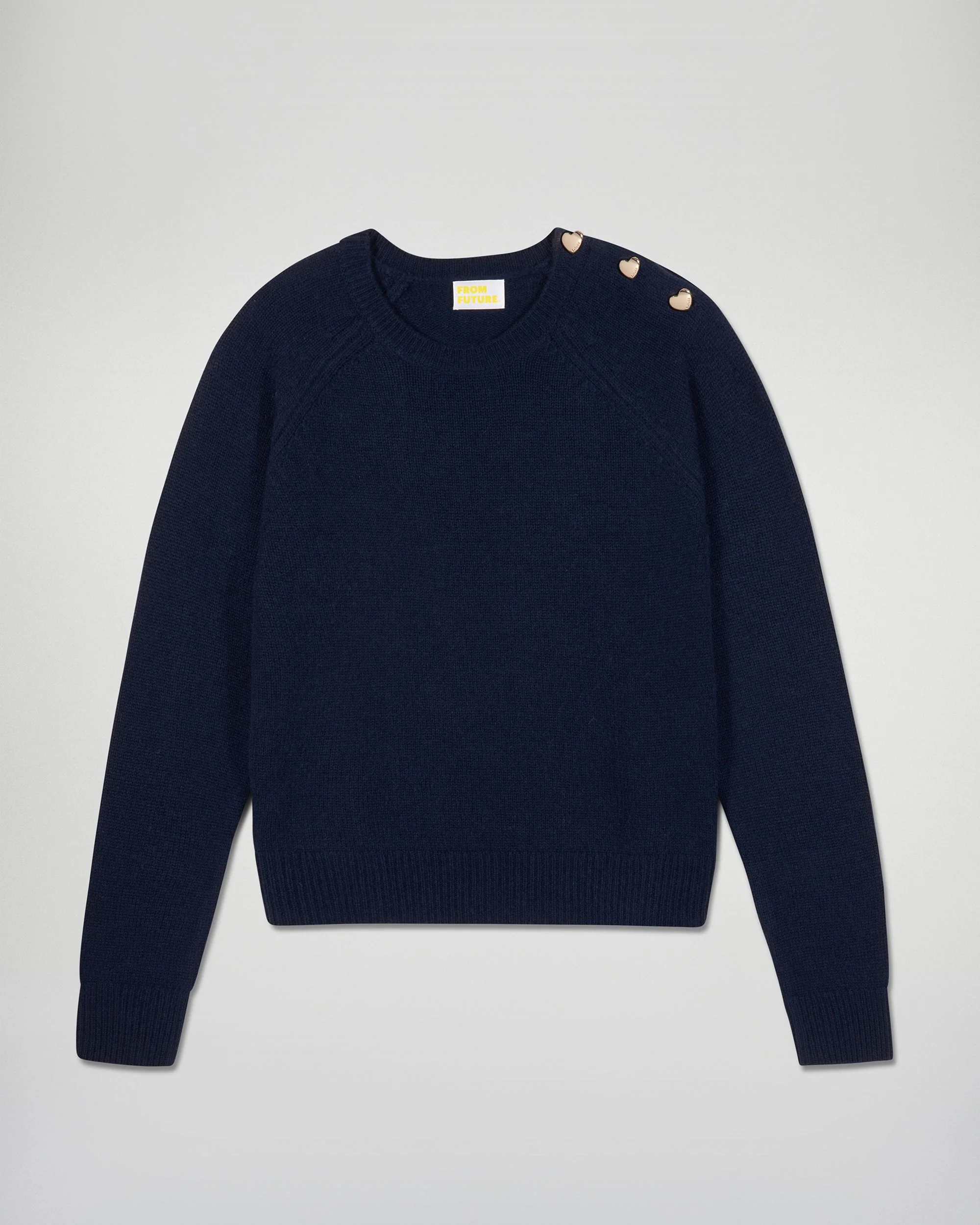 Crewneck Sweater (H25 / WOMEN / Navy) - Image 5