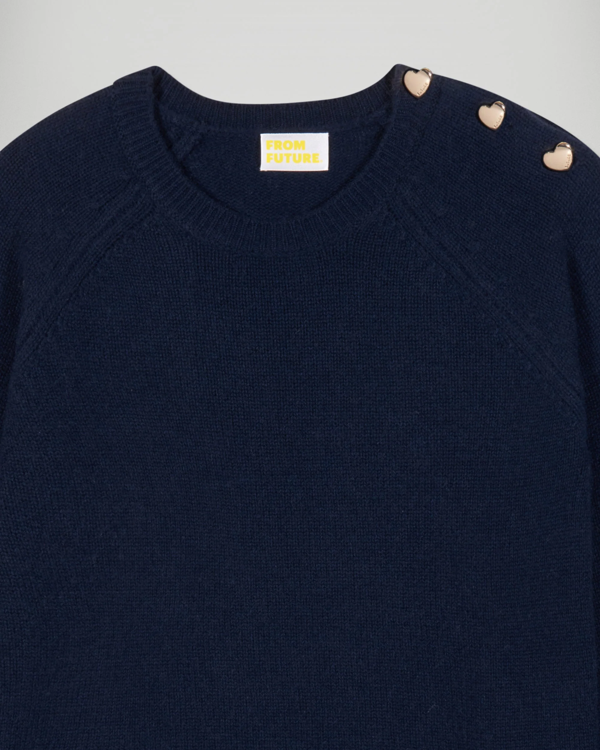 Crewneck Sweater (H25 / WOMEN / Navy) - Image 6