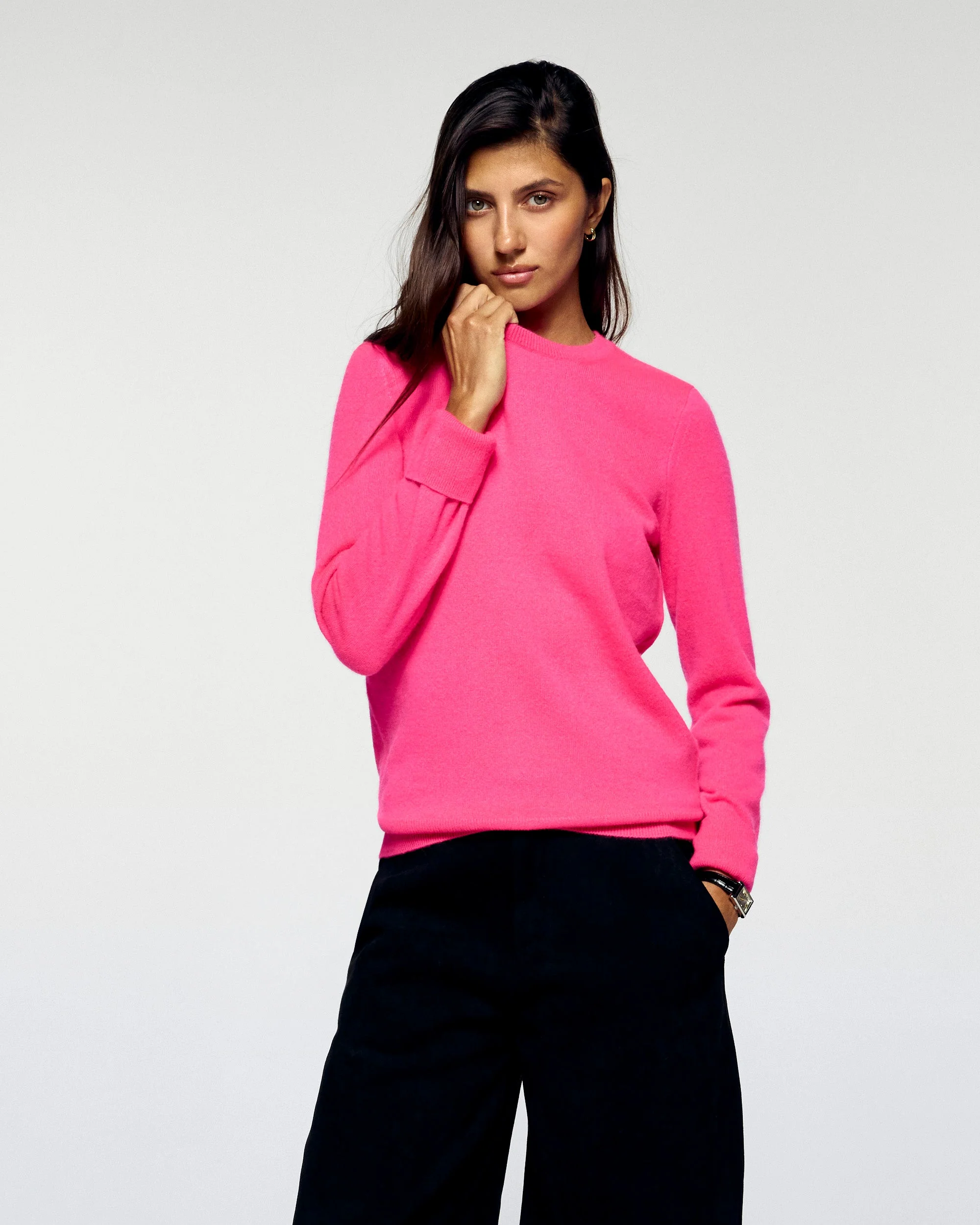 Crewneck Sweaters (H25 / FEMME / Solar Pink)
