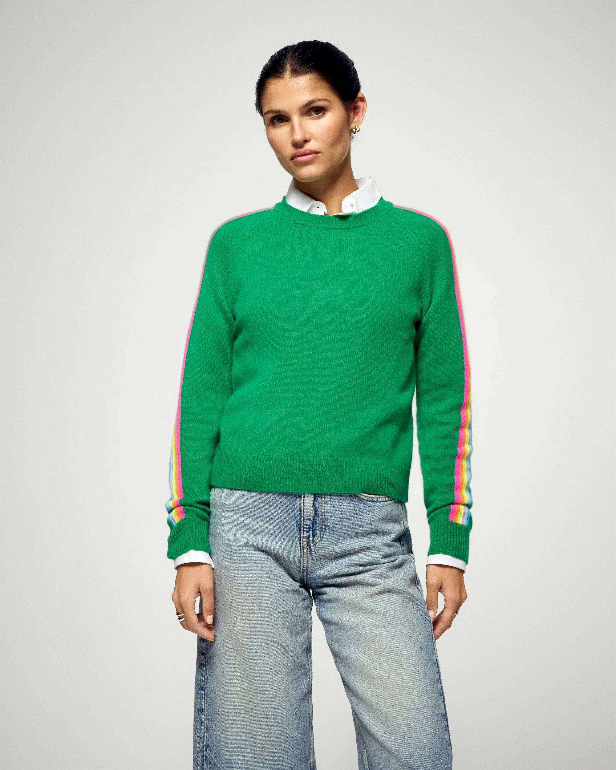 Crewneck Sweaters (H25 / FEMME / Wild Green)