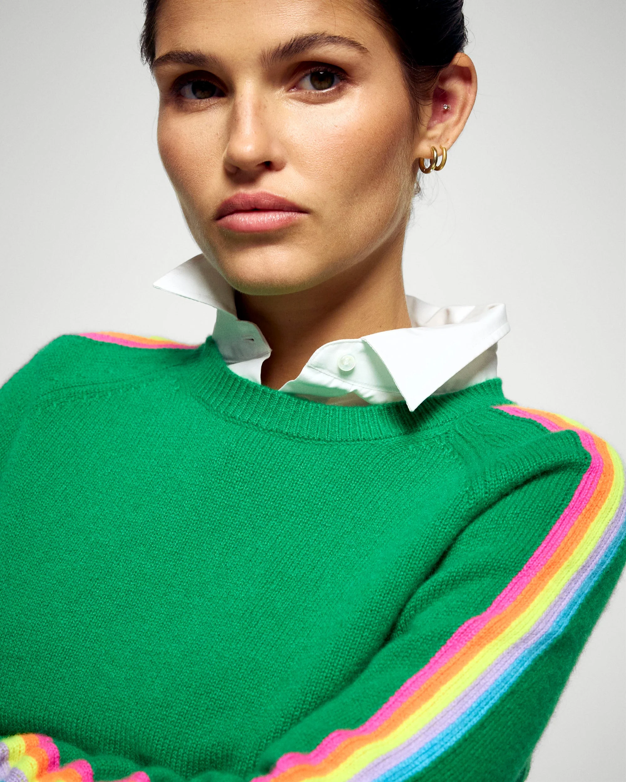 Crewneck Sweaters (H25 / FEMME / Wild Green) - Image 2