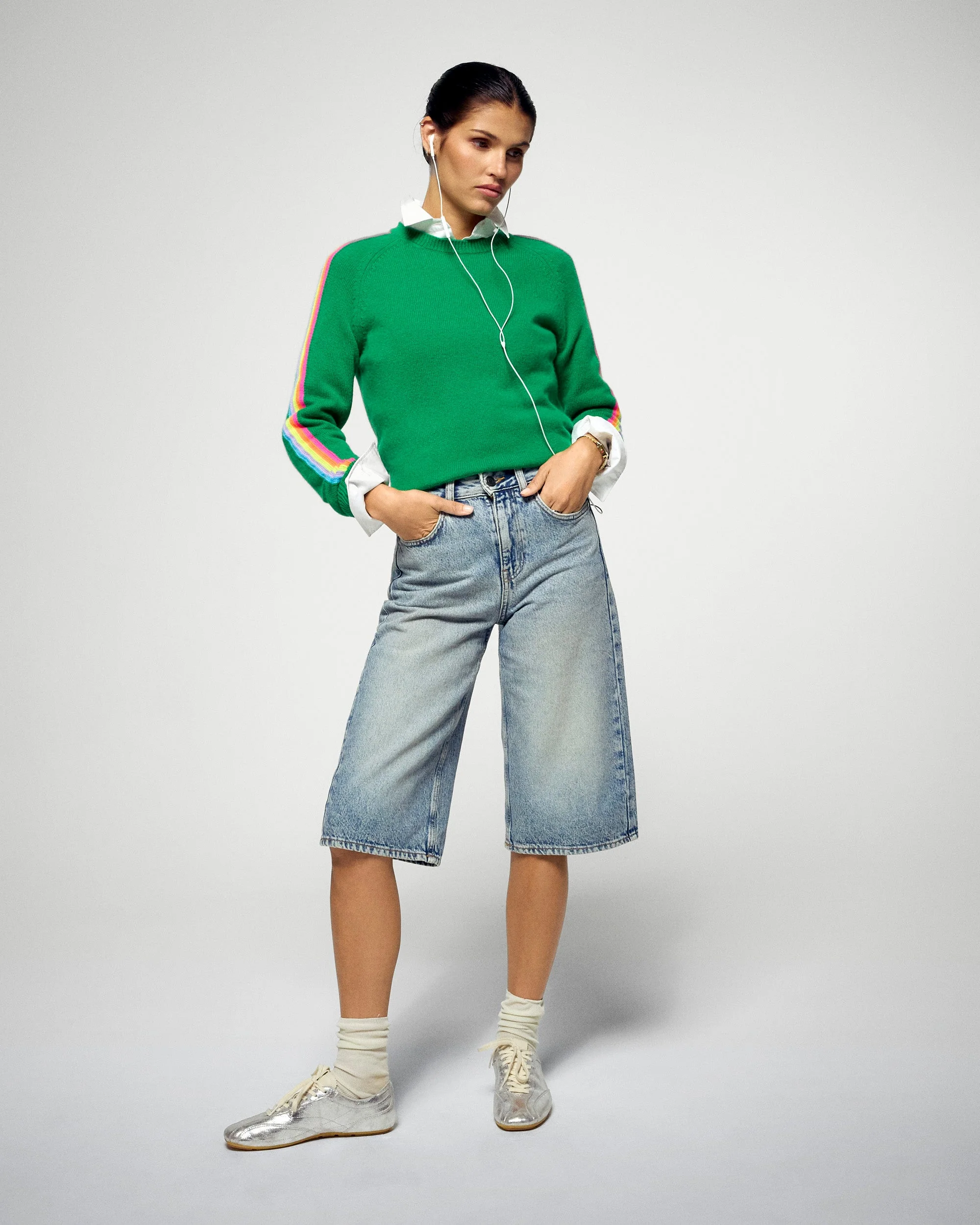 Crewneck Sweaters (H25 / FEMME / Wild Green) - Image 3