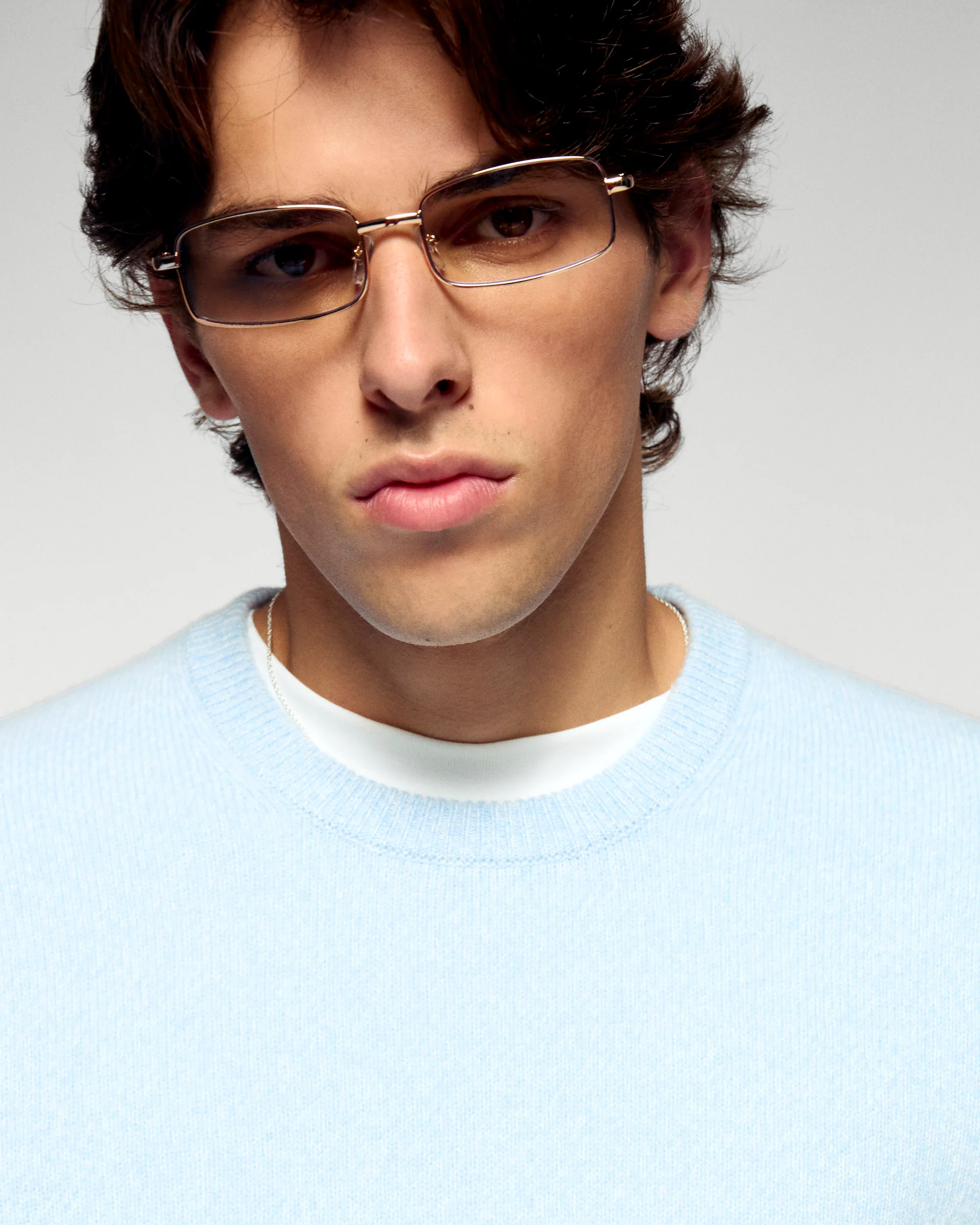 Crewneck Sweater (H25 / MEN / Cotton Sky) - Image 4