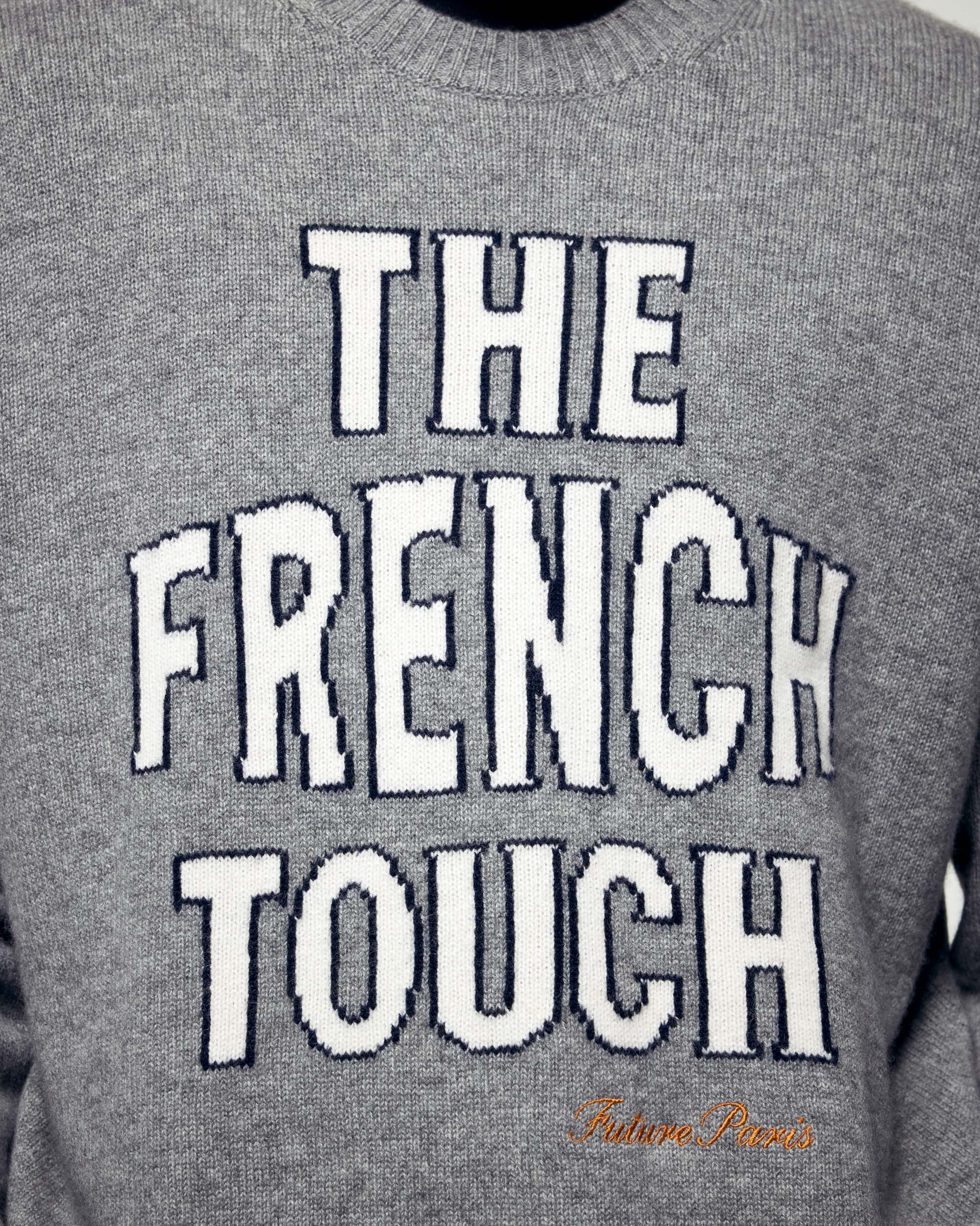 Crew Neck Sweater (H25 / HOMME / Dark Heather Gray) - Image 5