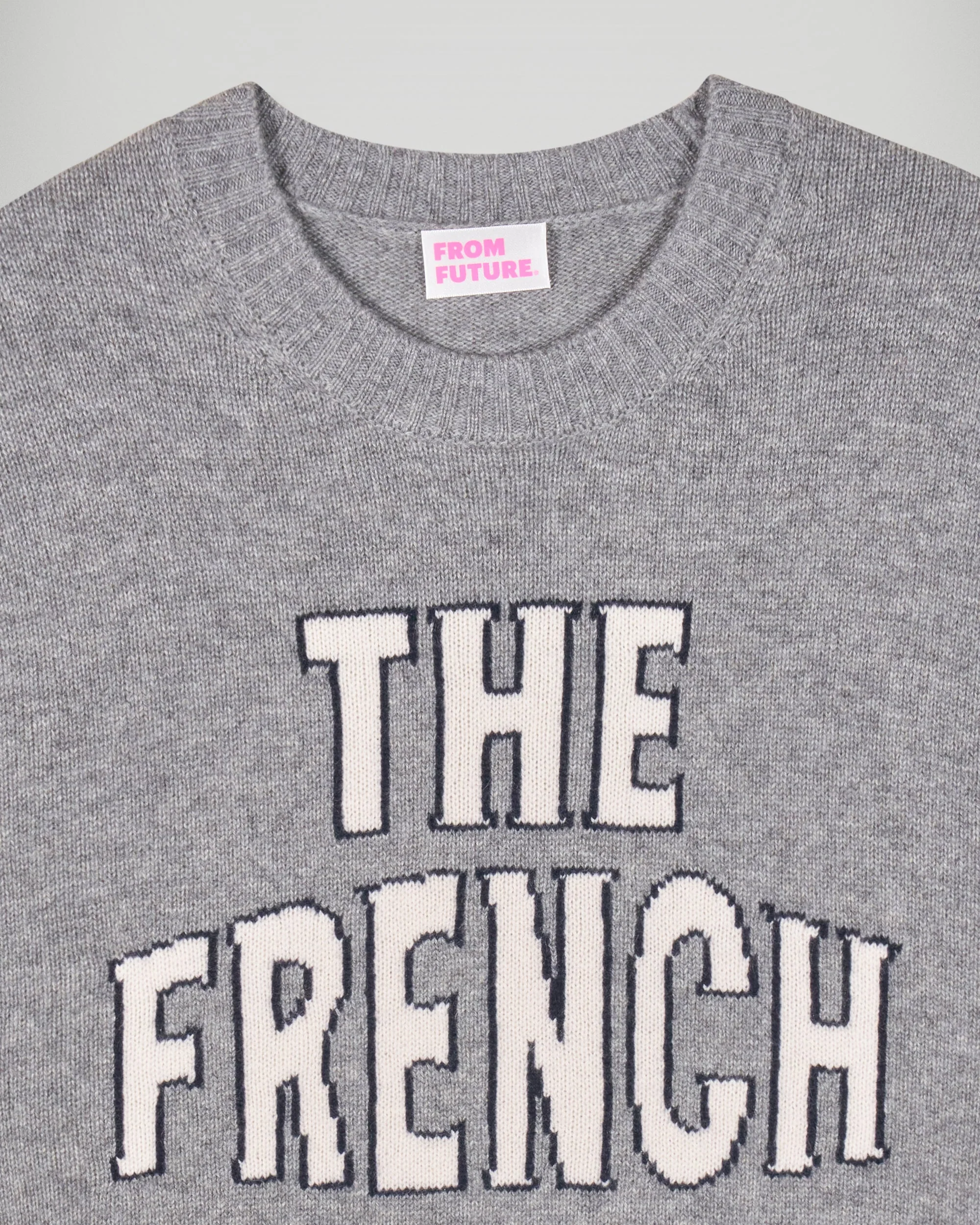 Crew Neck Sweater (H25 / HOMME / Dark Heather Gray) - Image 7