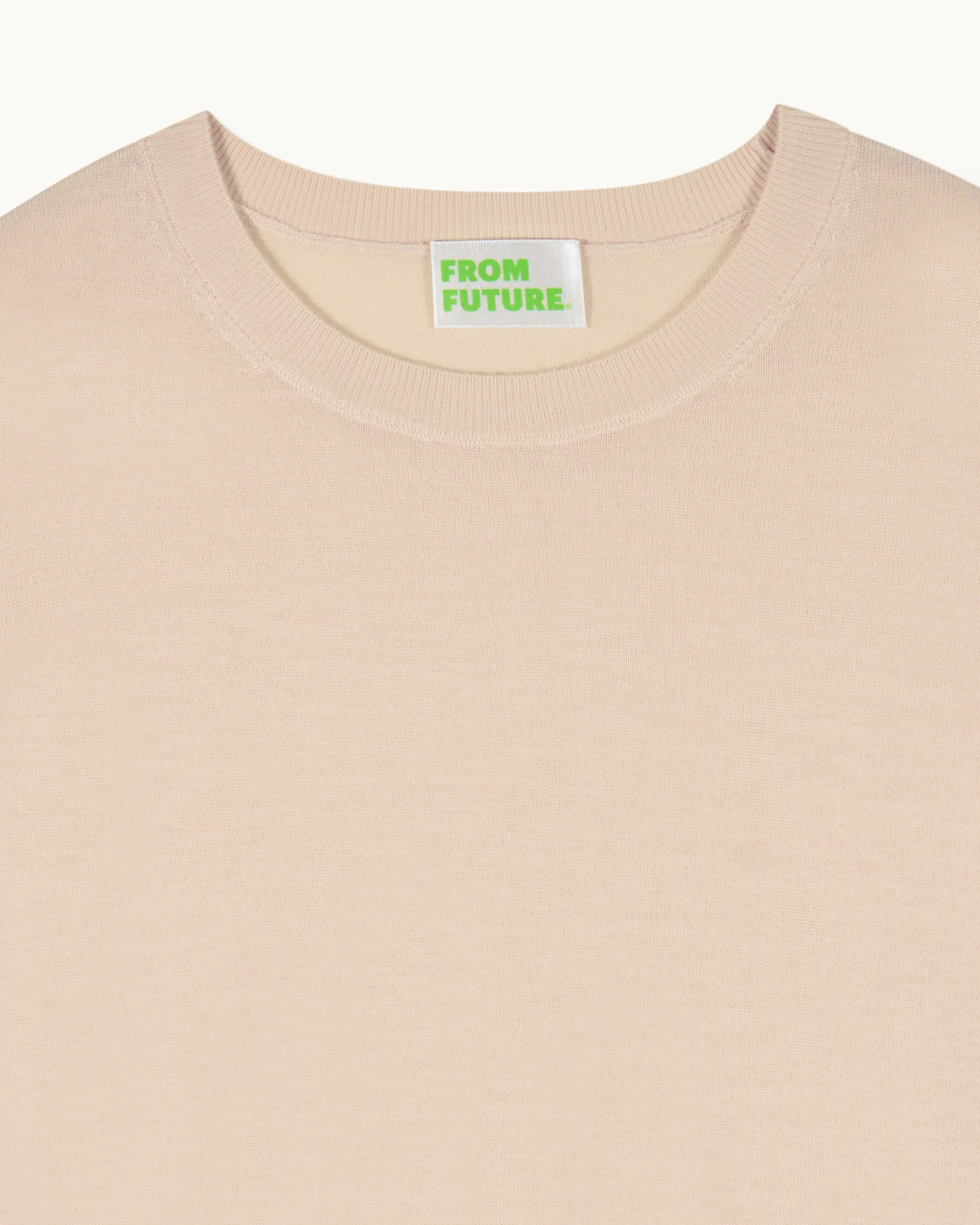 Crewneck Sweater (S25 / WOMEN / Light Beige) - Image 6