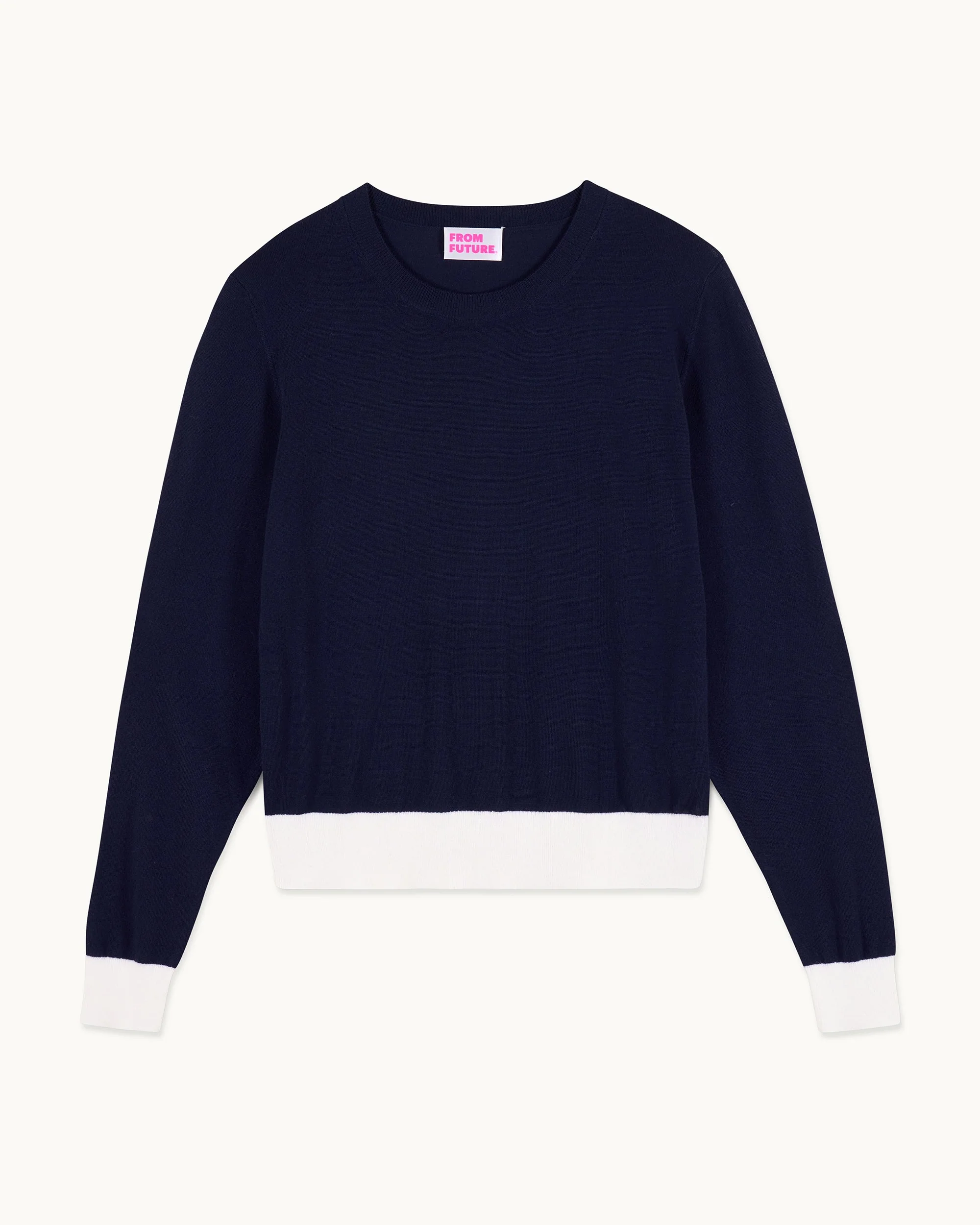 Crewneck Sweater (S25 / WOMEN / Navy) - Image 5