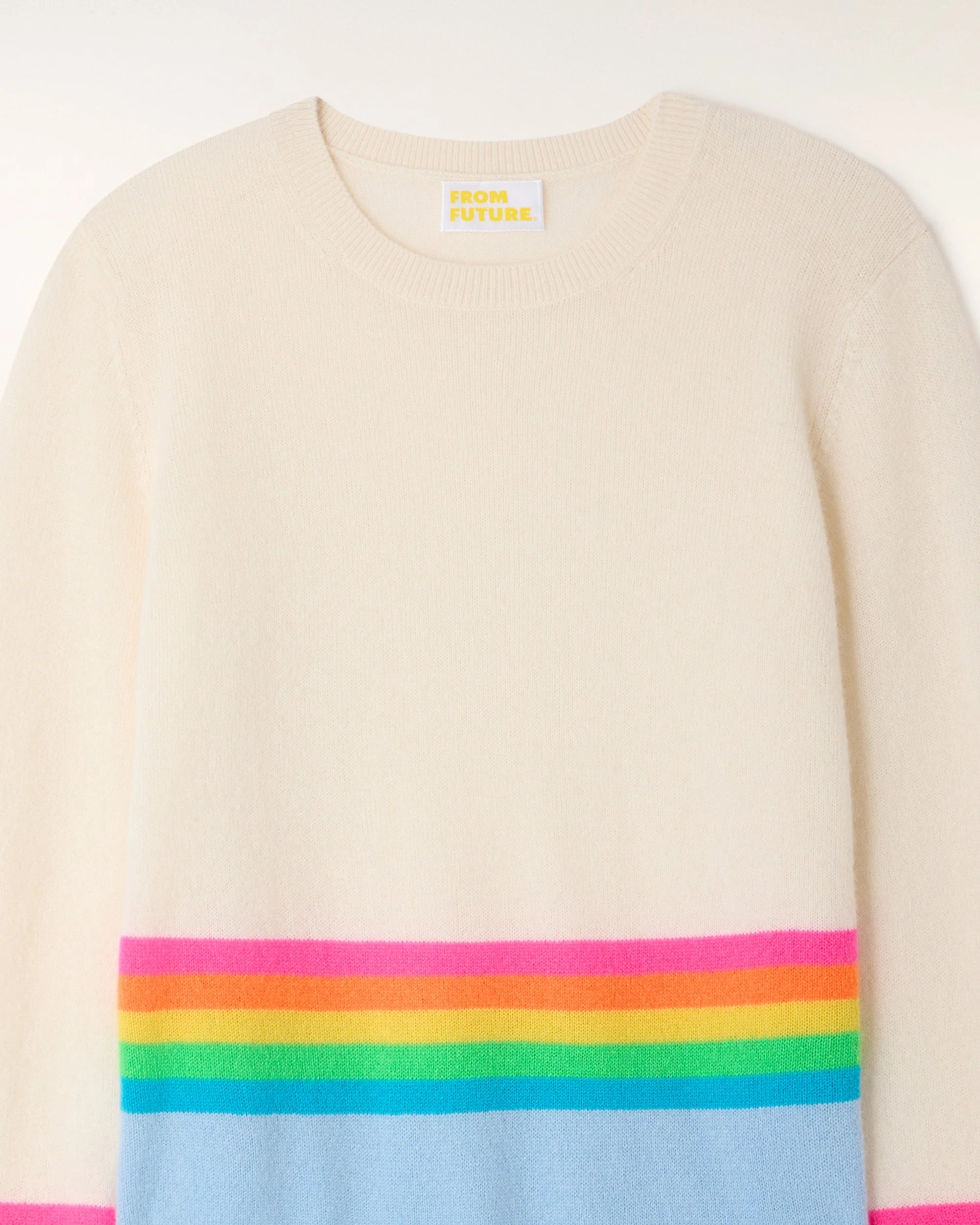 Crewneck Striped Sweater (S26/ FEMME / Baby Blue) - Image 5