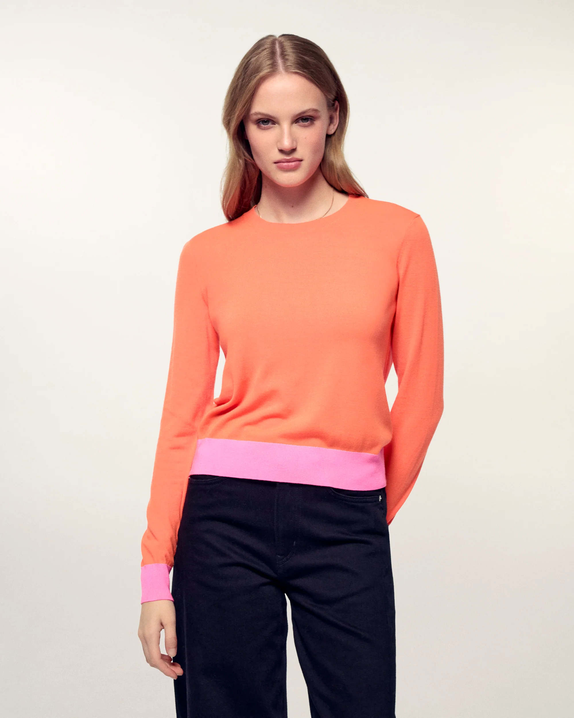 Crewneck Sweater (S26/ FEMME/ Fire Orange / RWS)