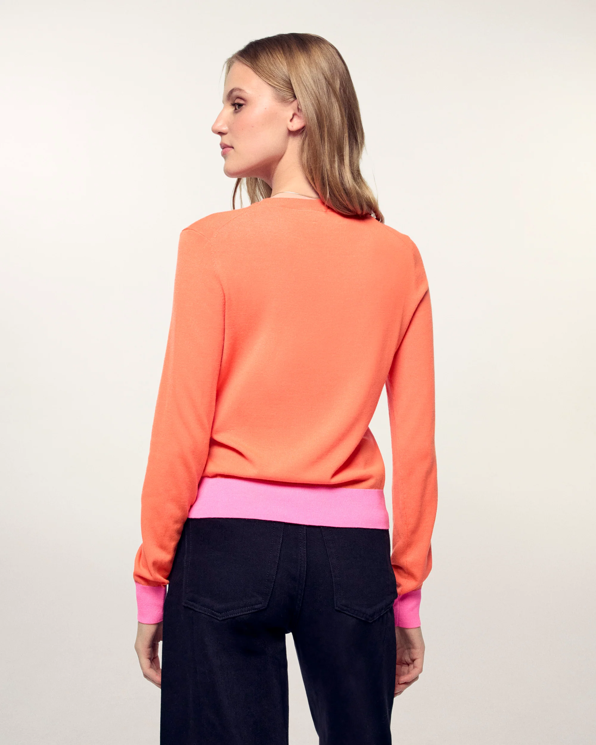 Crewneck Sweater (S26/ FEMME/ Fire Orange / RWS) - Image 4